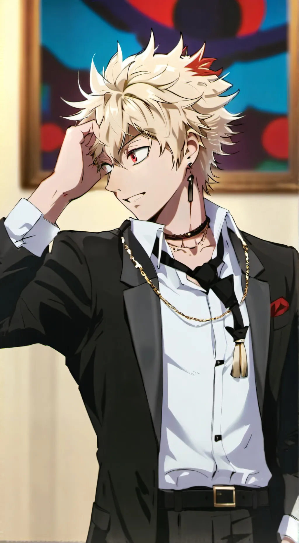 ai character: middle katsuki  background
