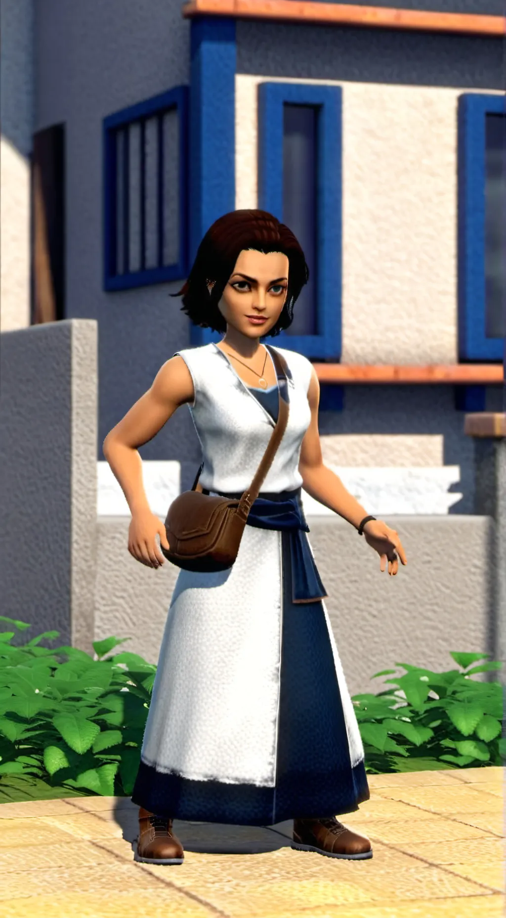 ai character: vee x shelly background