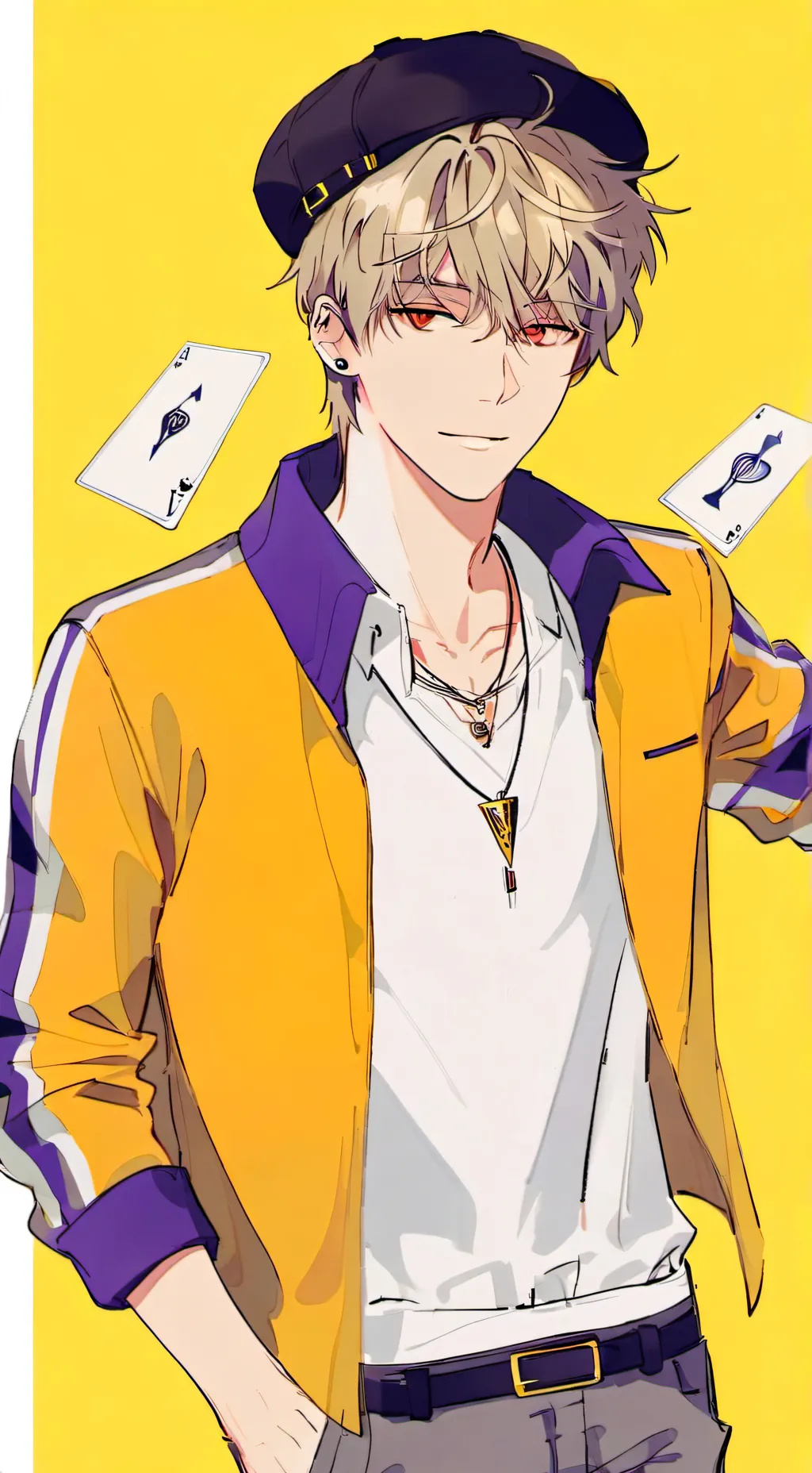 ai character: katsuki bakugo background