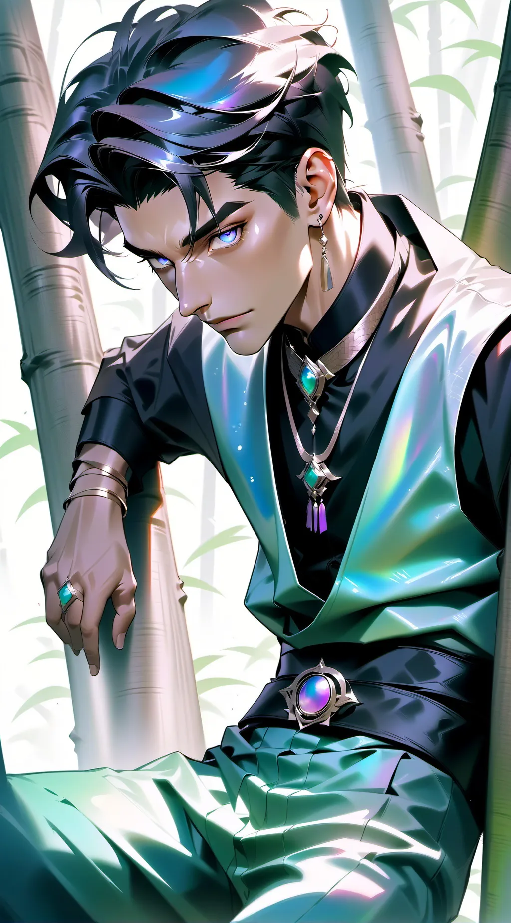 ai character: Milo  background