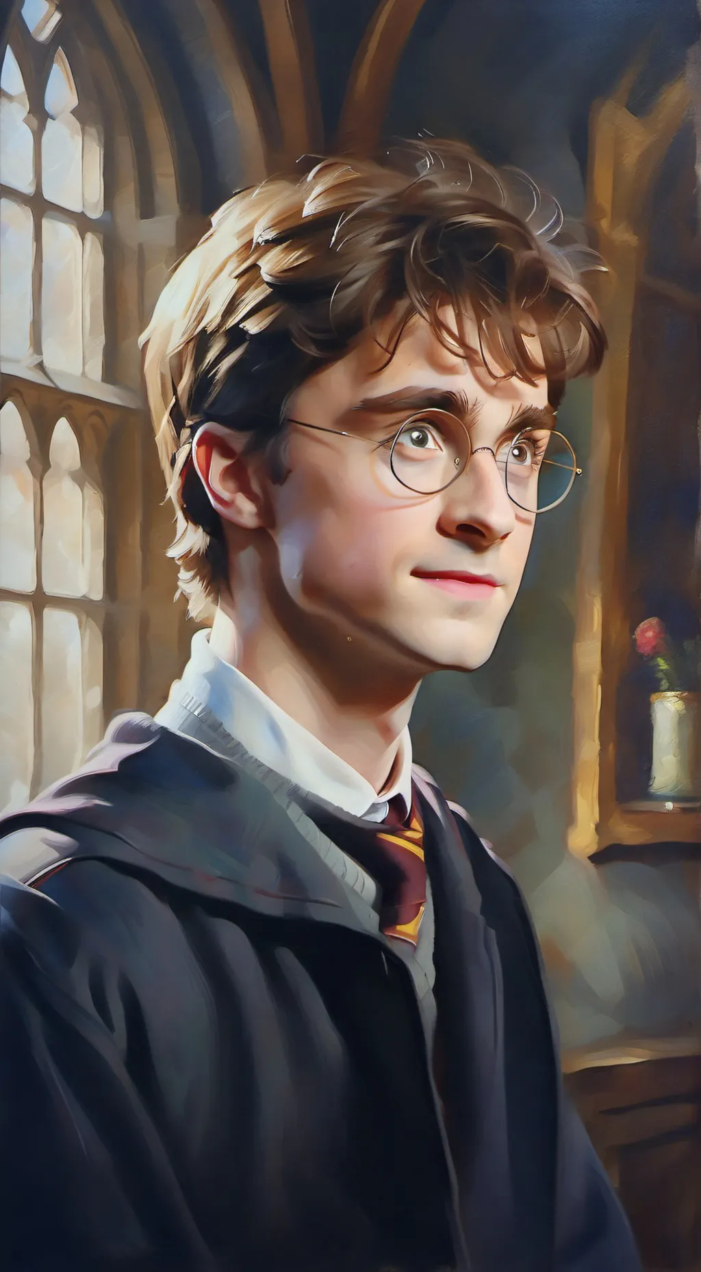 ai character: Harry Potter background