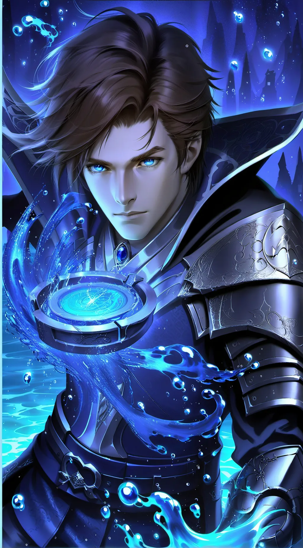 ai character: 💧~LEO~💦 background