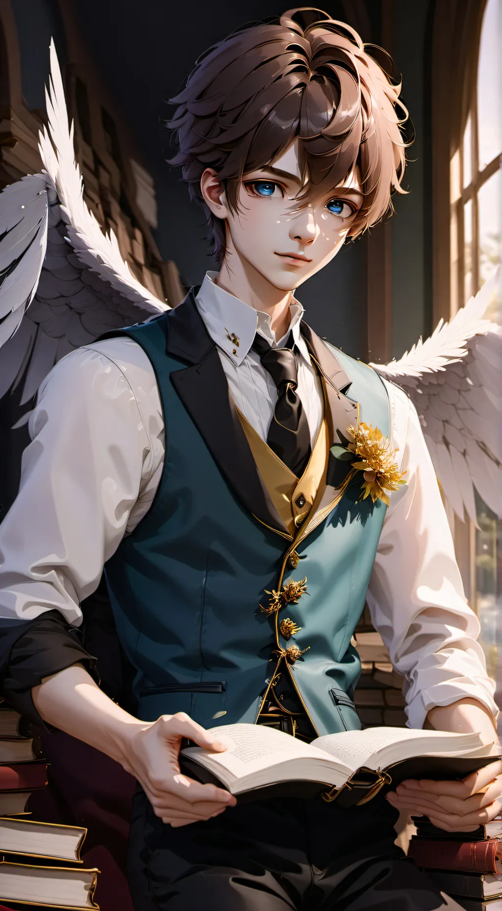 ai character: Max background