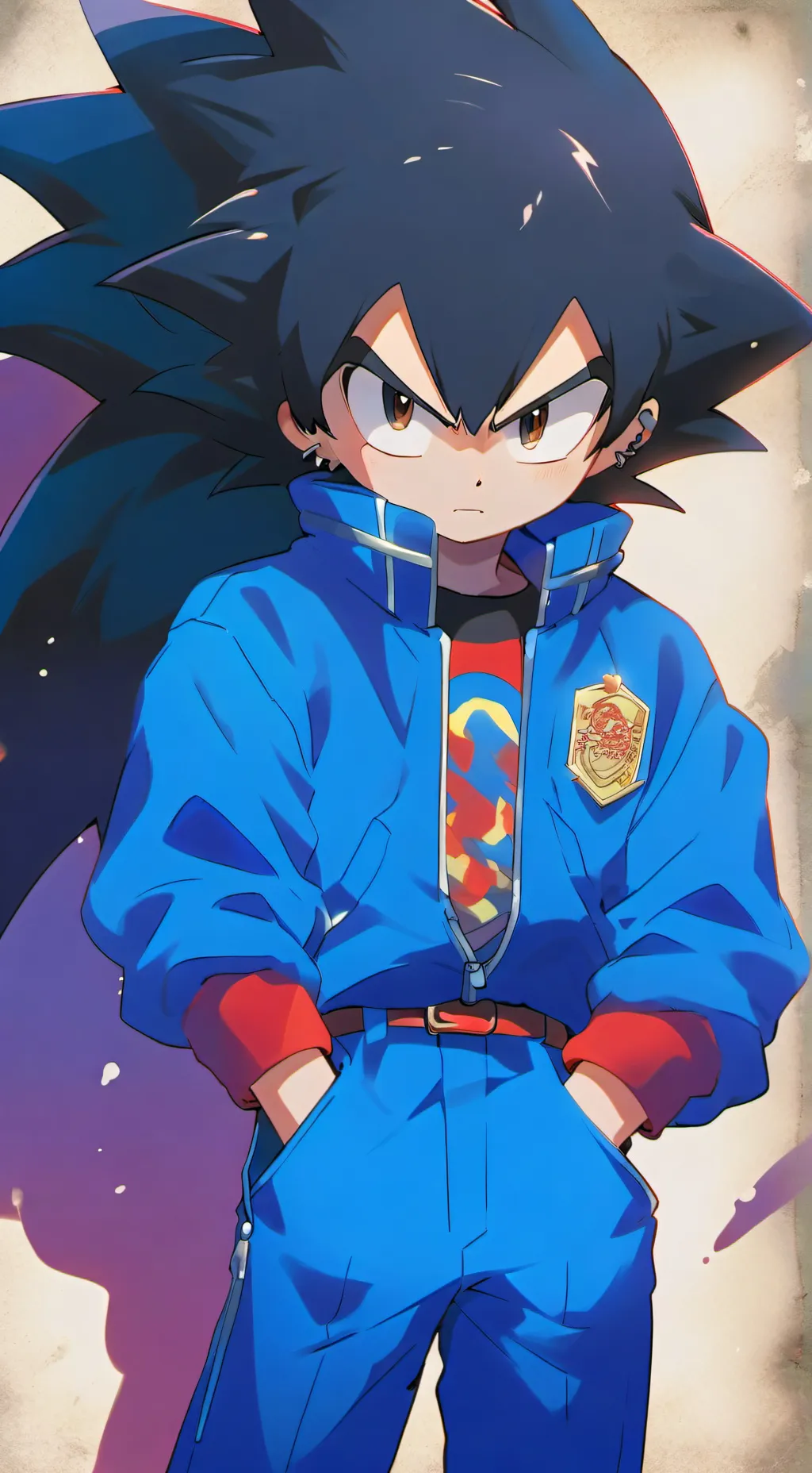 ai character: Shadow t hedgehog background