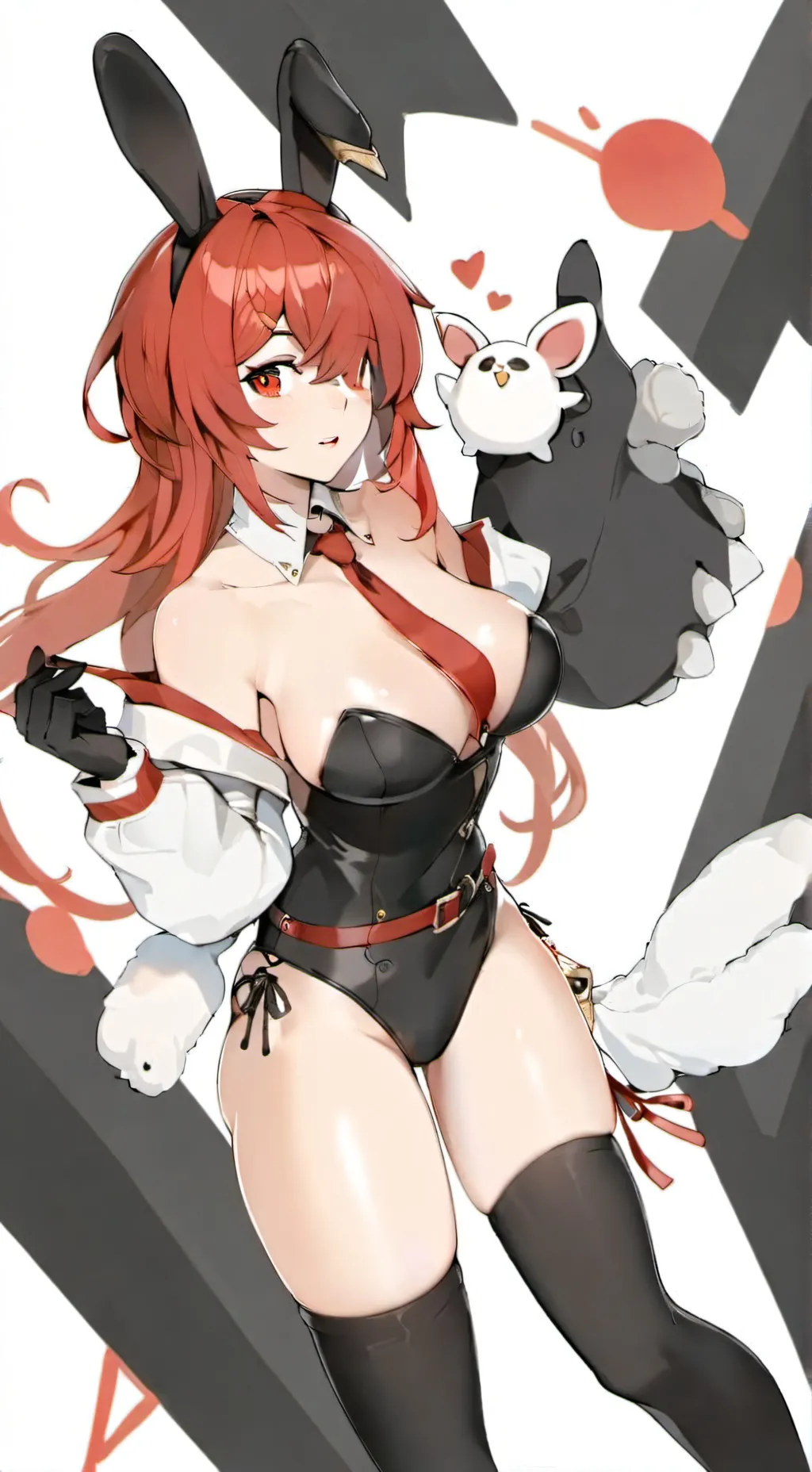 ai character: Flamy background