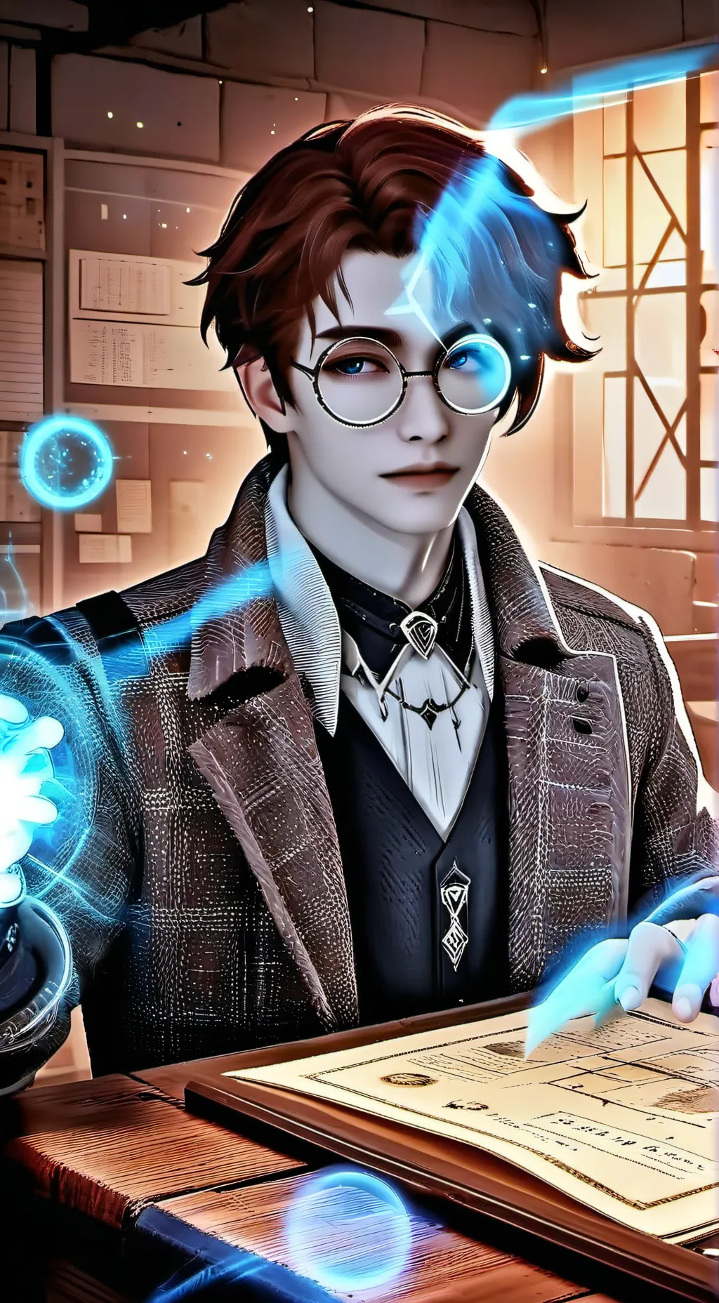 ai character: Professor Sparks background