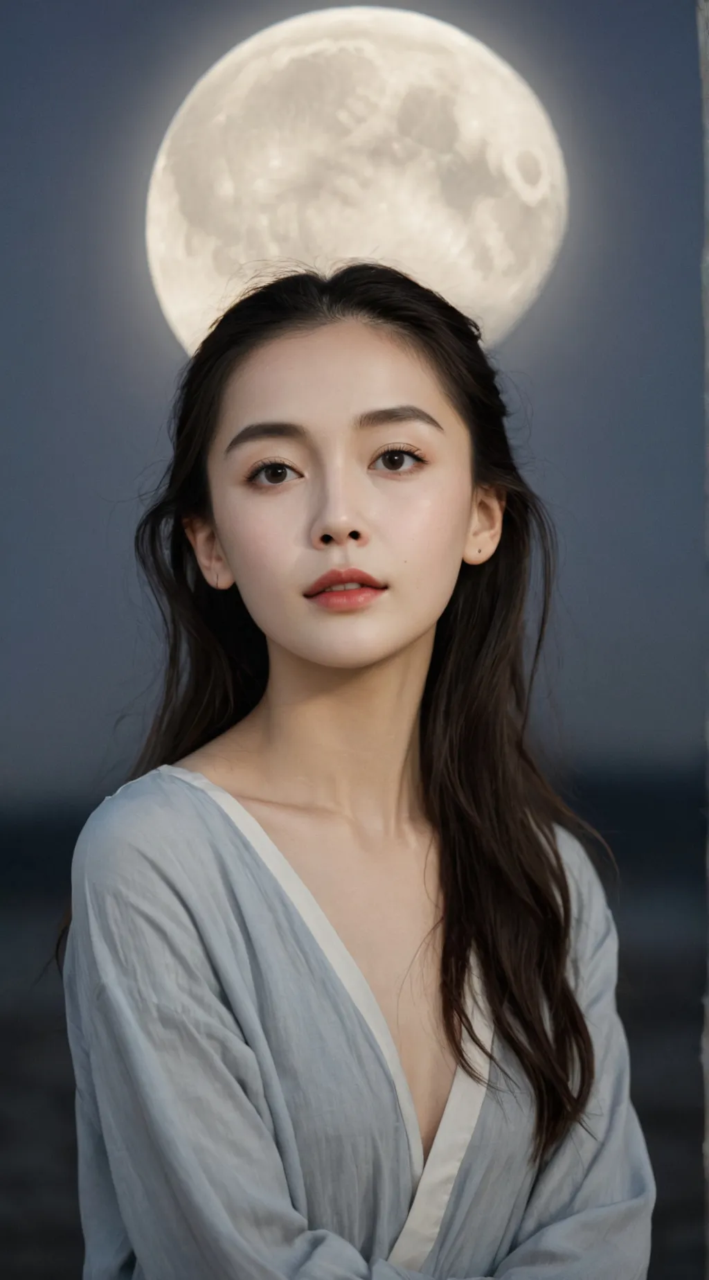 ai character: Angela  background