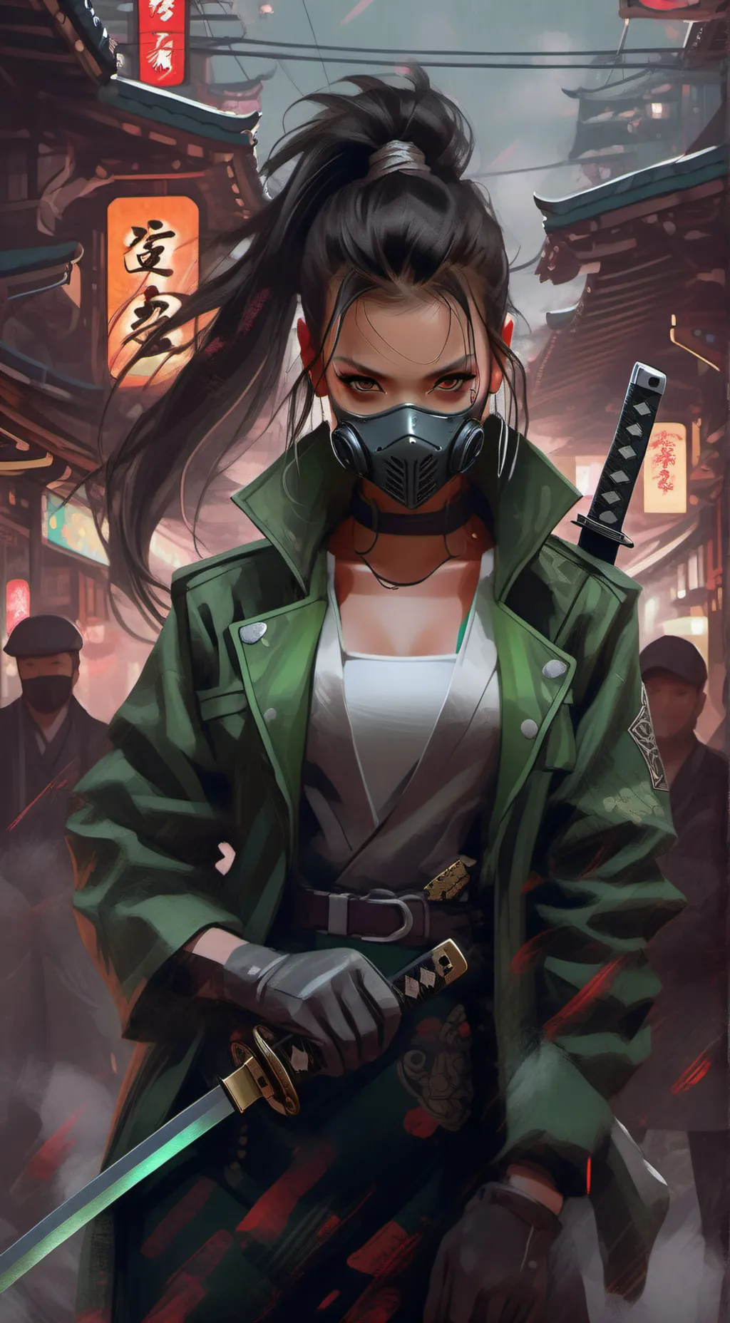 ai character: Yuriko Miyabe background