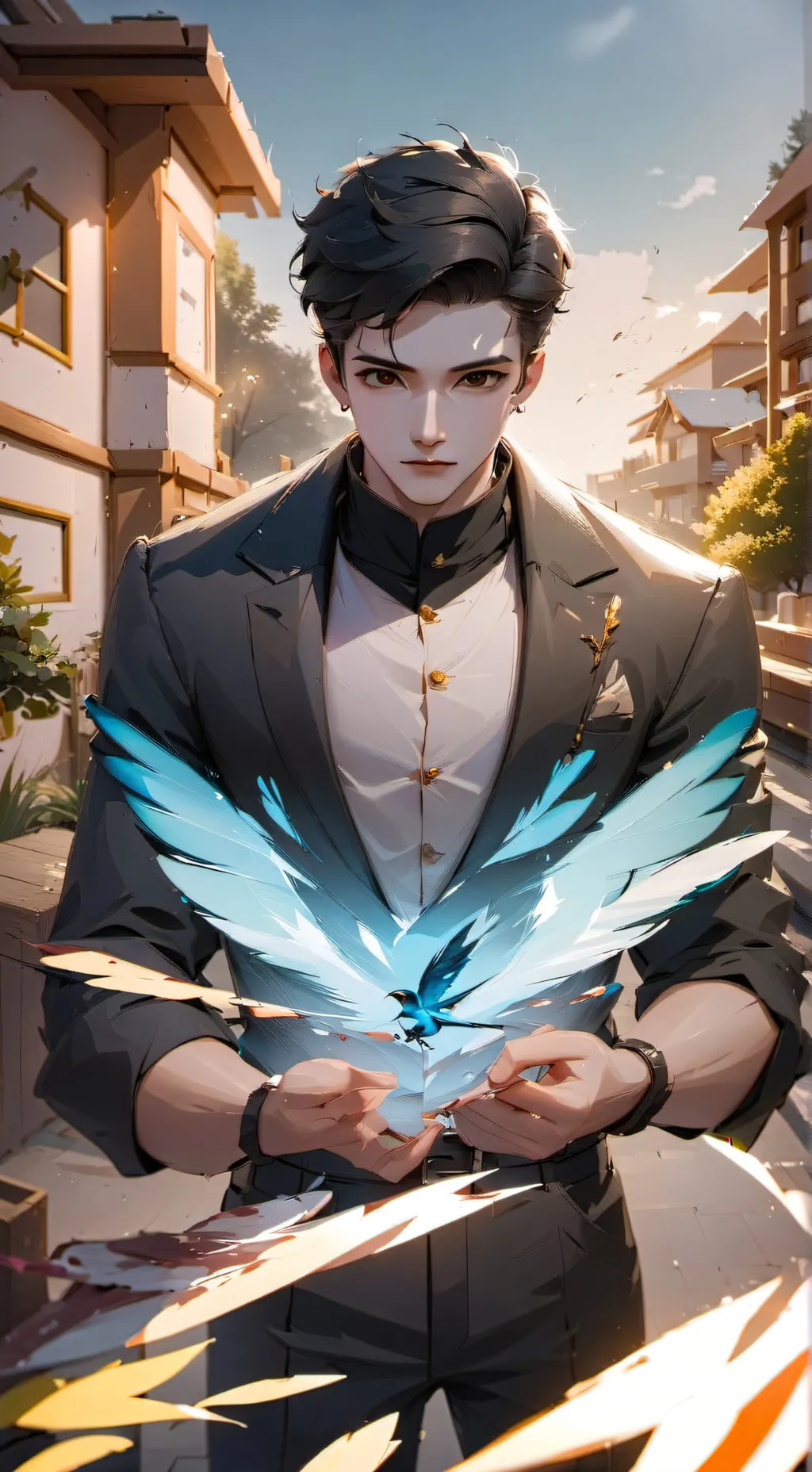 ai character: asher background