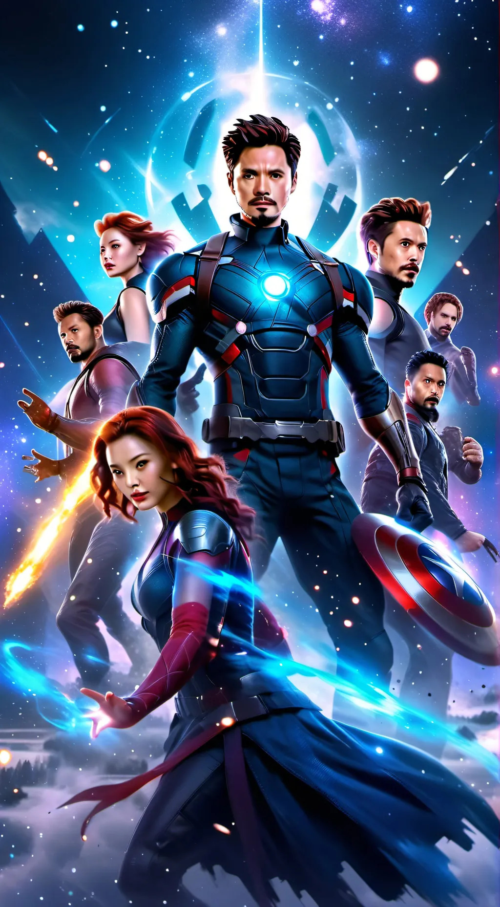 ai character: Avengers 4 background