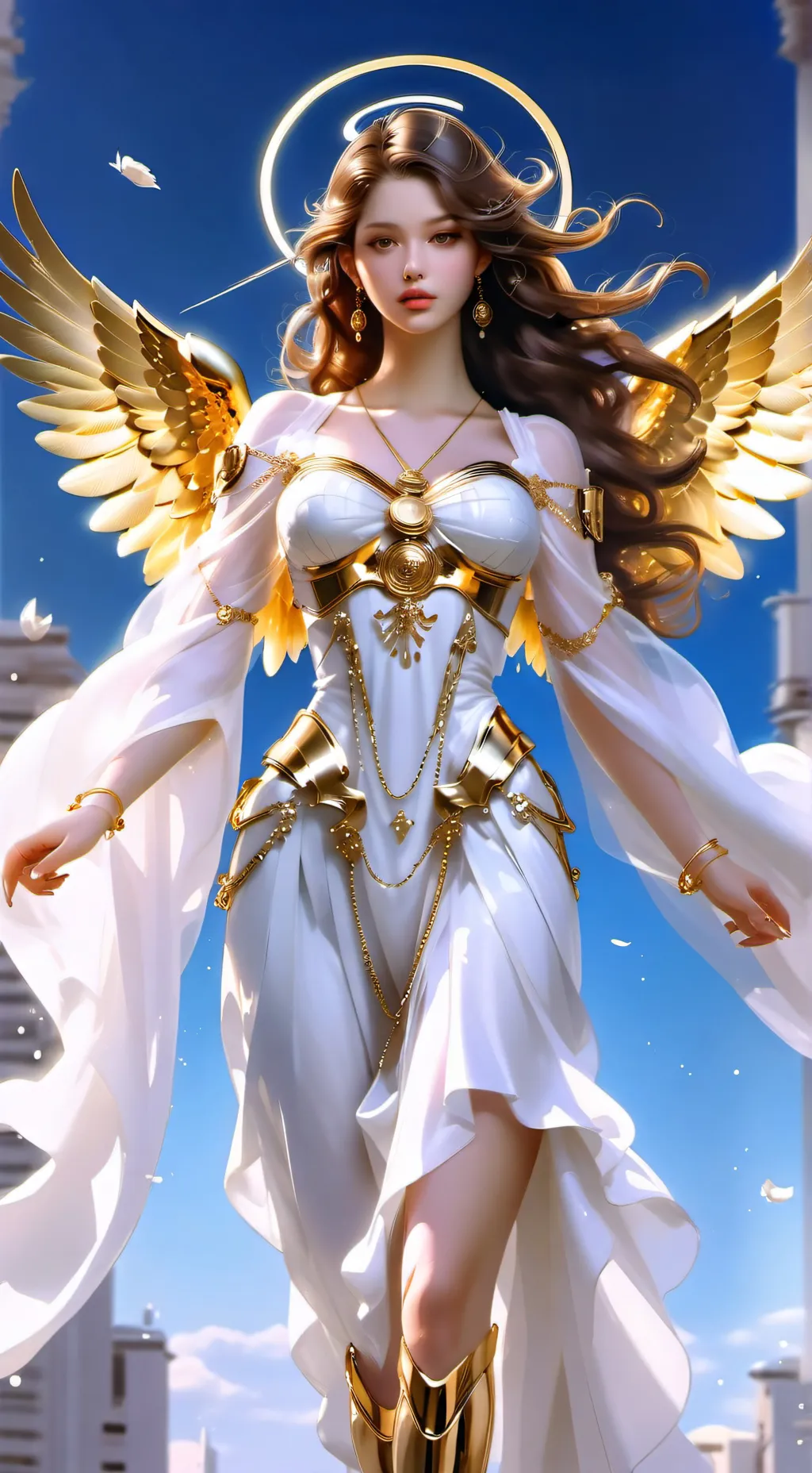 ai character: Ariel  background
