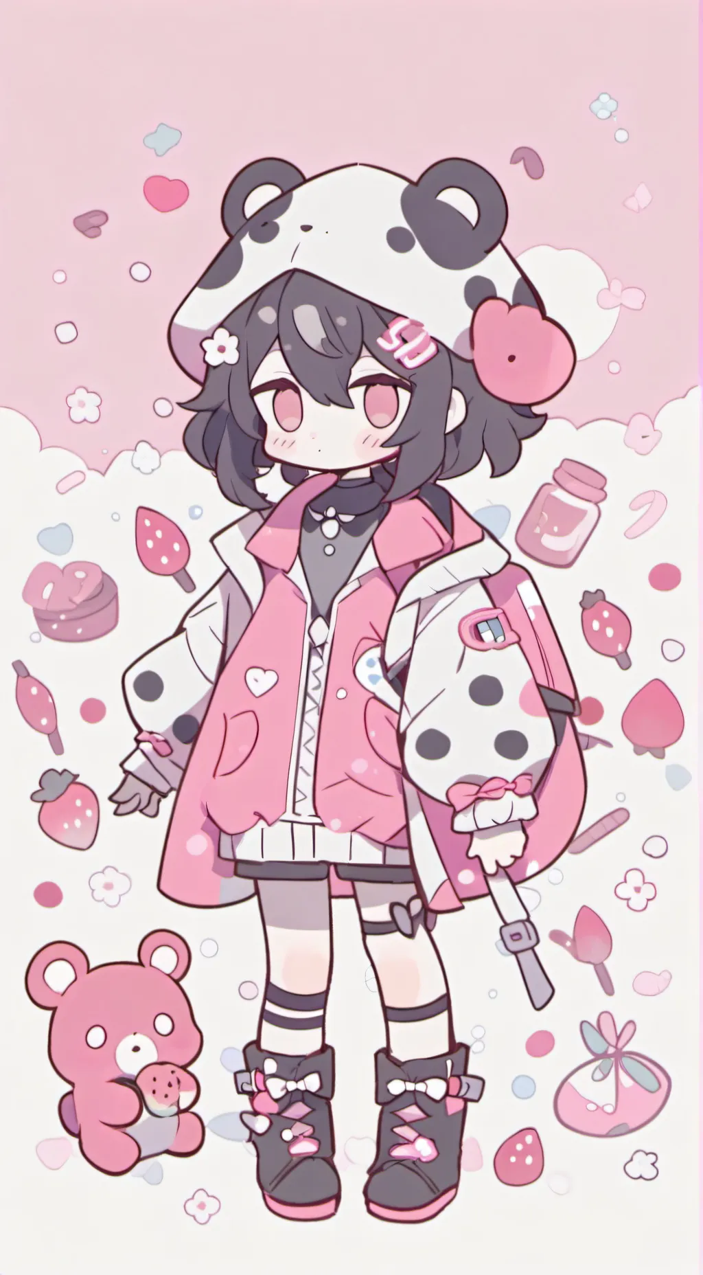 ai character: Zip🎀🖕 background