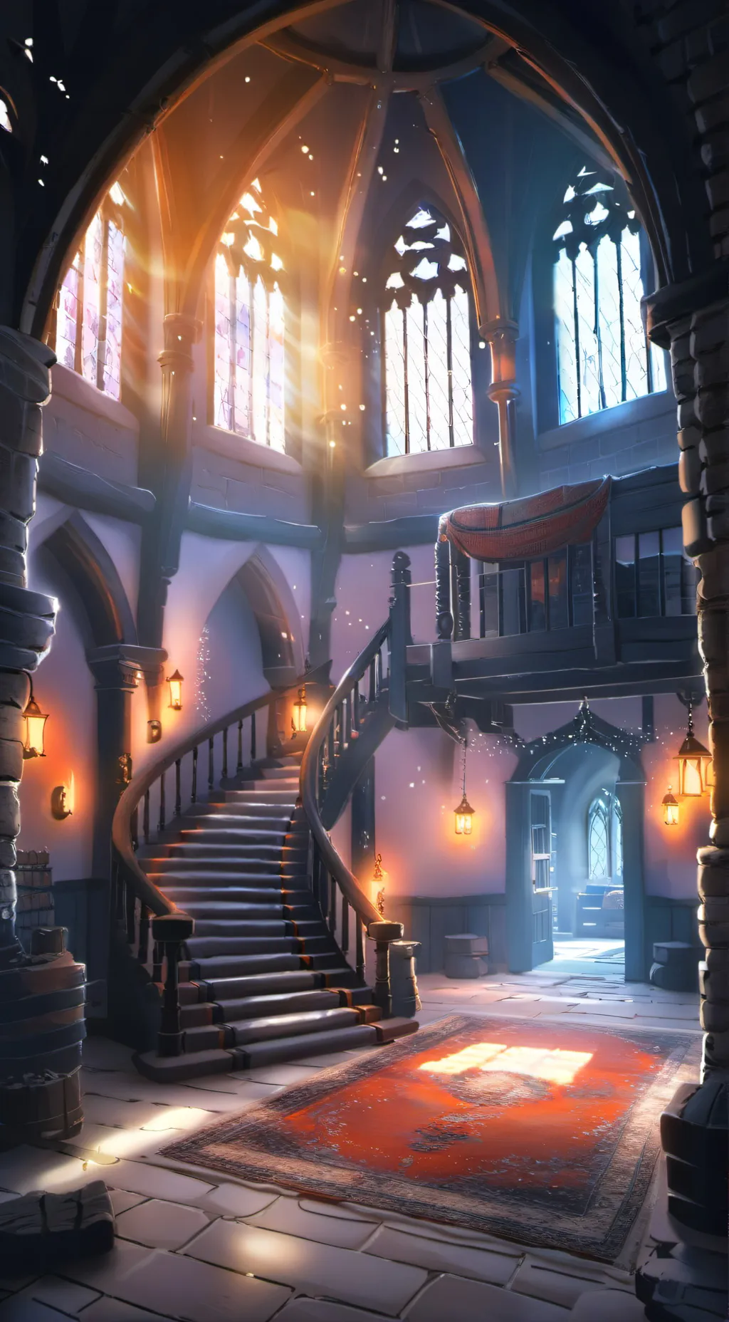 ai character: Hogwarts BR-PT background