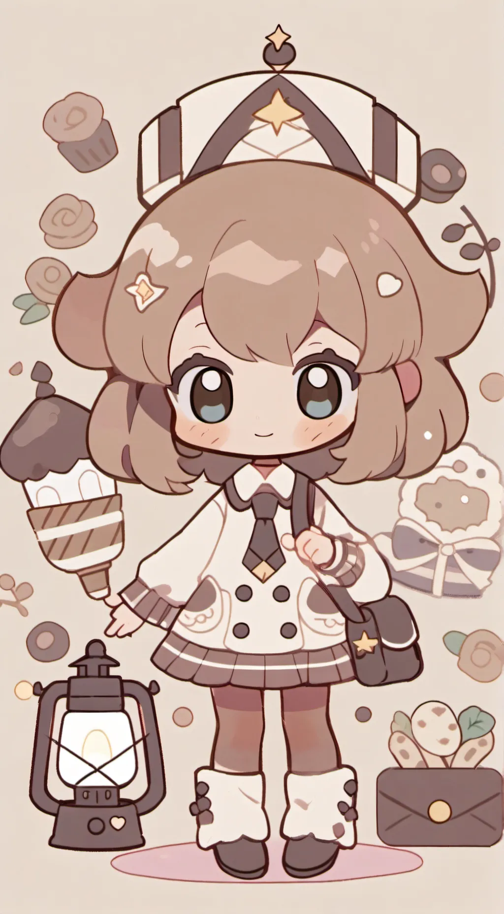 ai character: DANDYS WORLD!!!!!! background