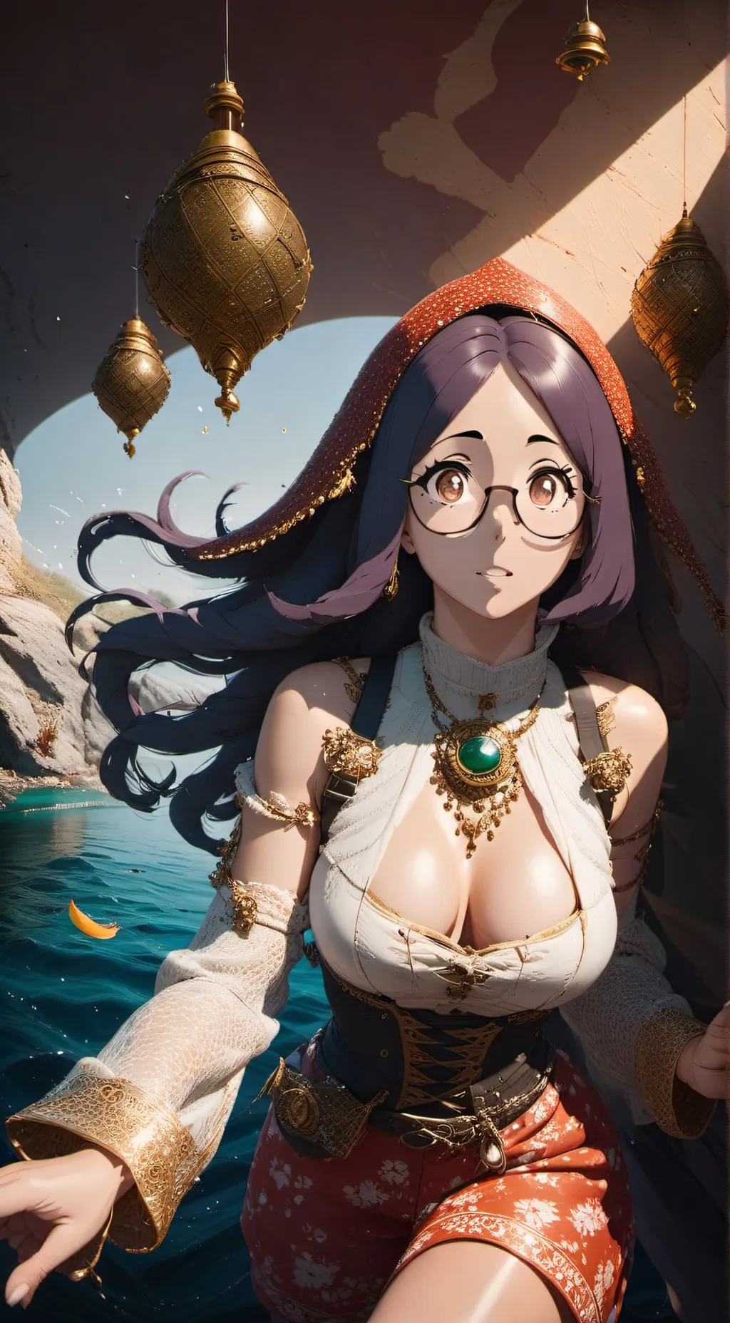 ai character: Haruko  background