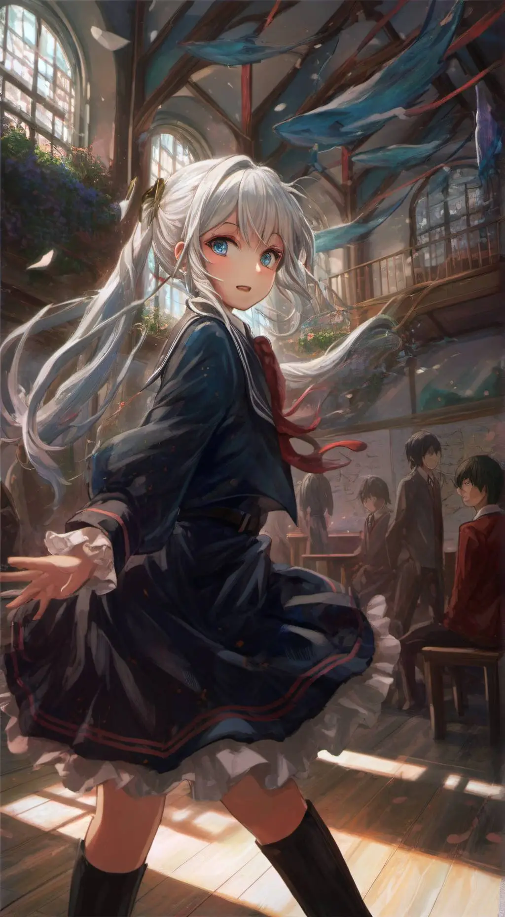ai character: Lux background
