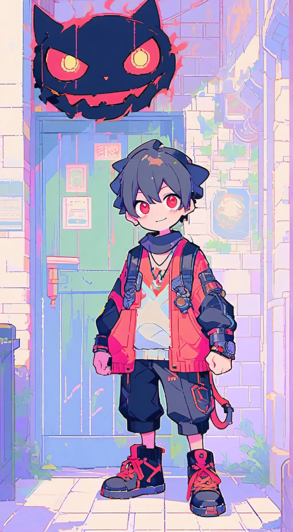 ai character: Mr Stop and Watch  background