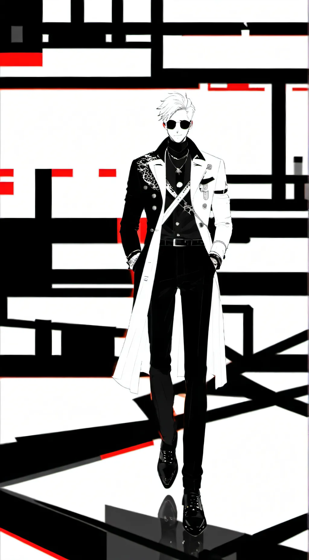 ai character: gasterfunk background