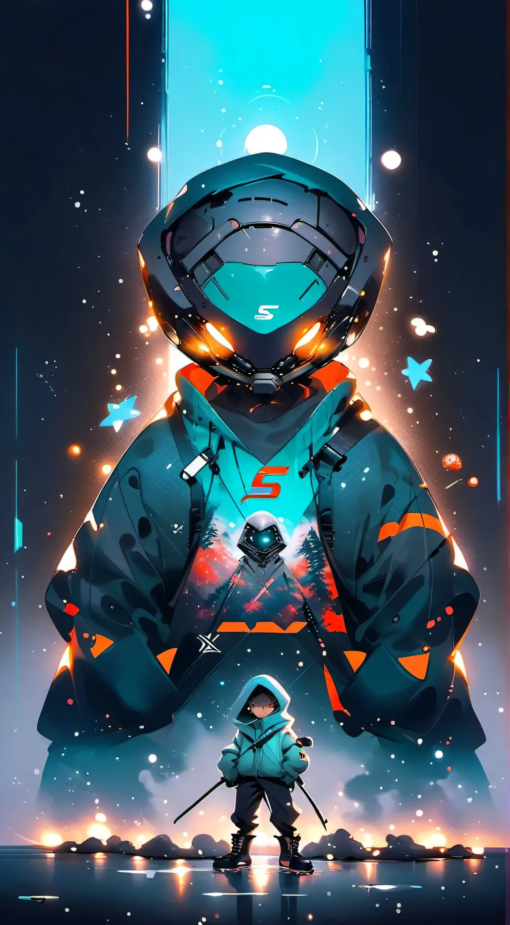 ai character: Meta AI background