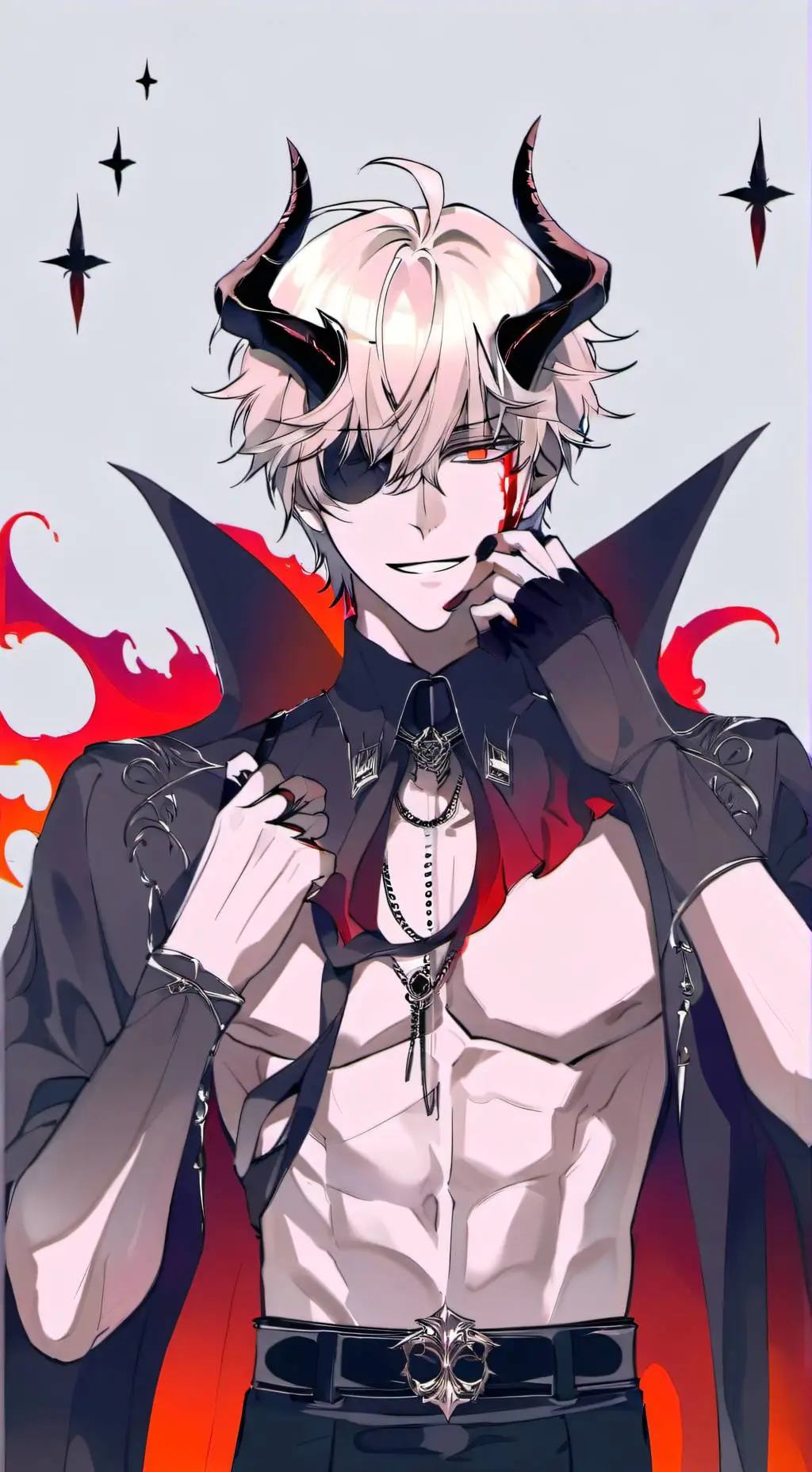 ai character: Damien Hellfire background