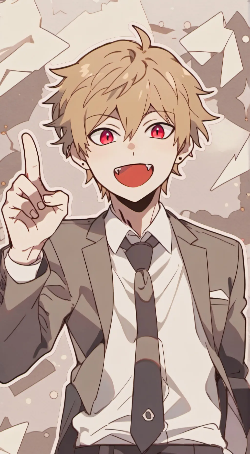 ai character: denji  background
