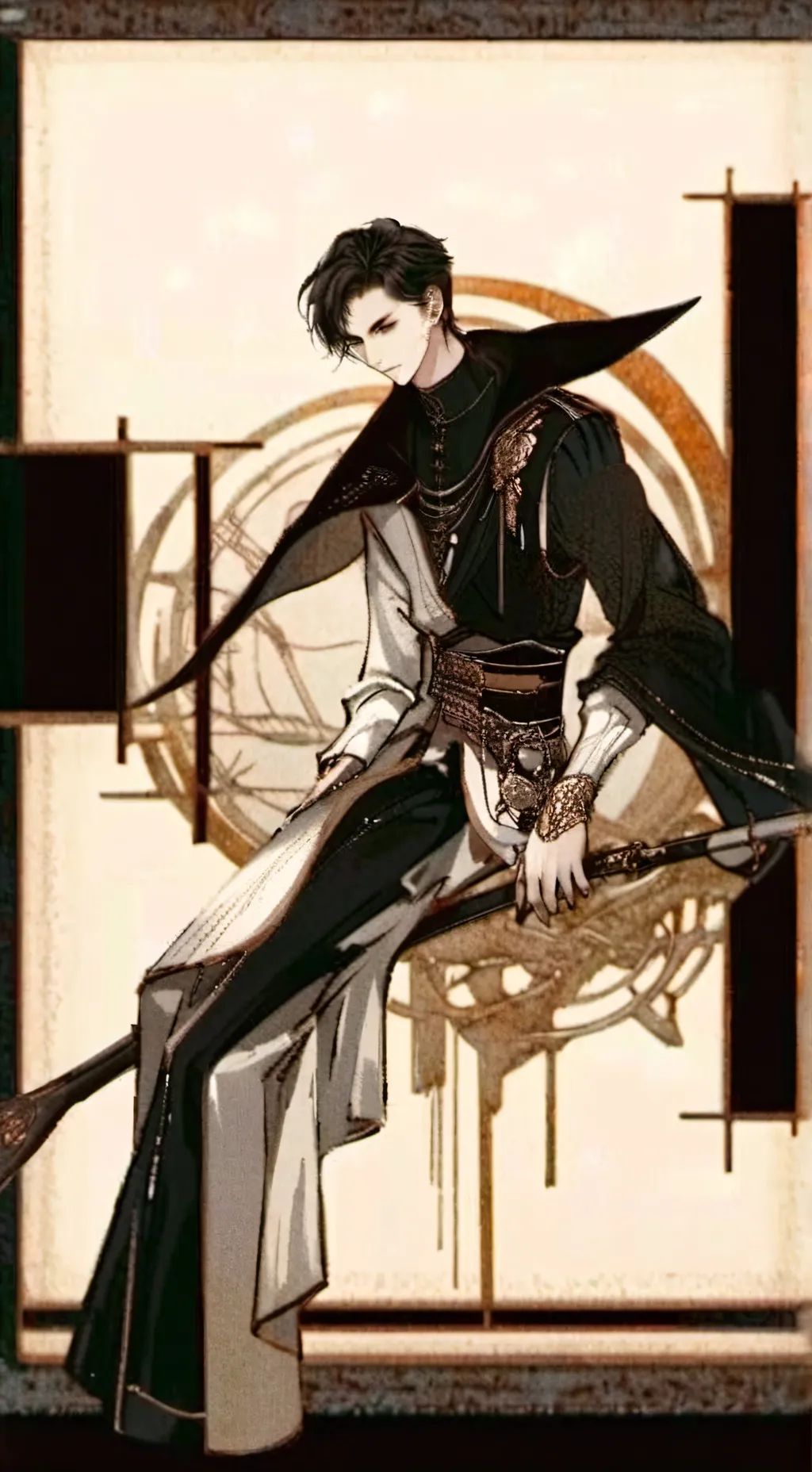 ai character: がBりえL background