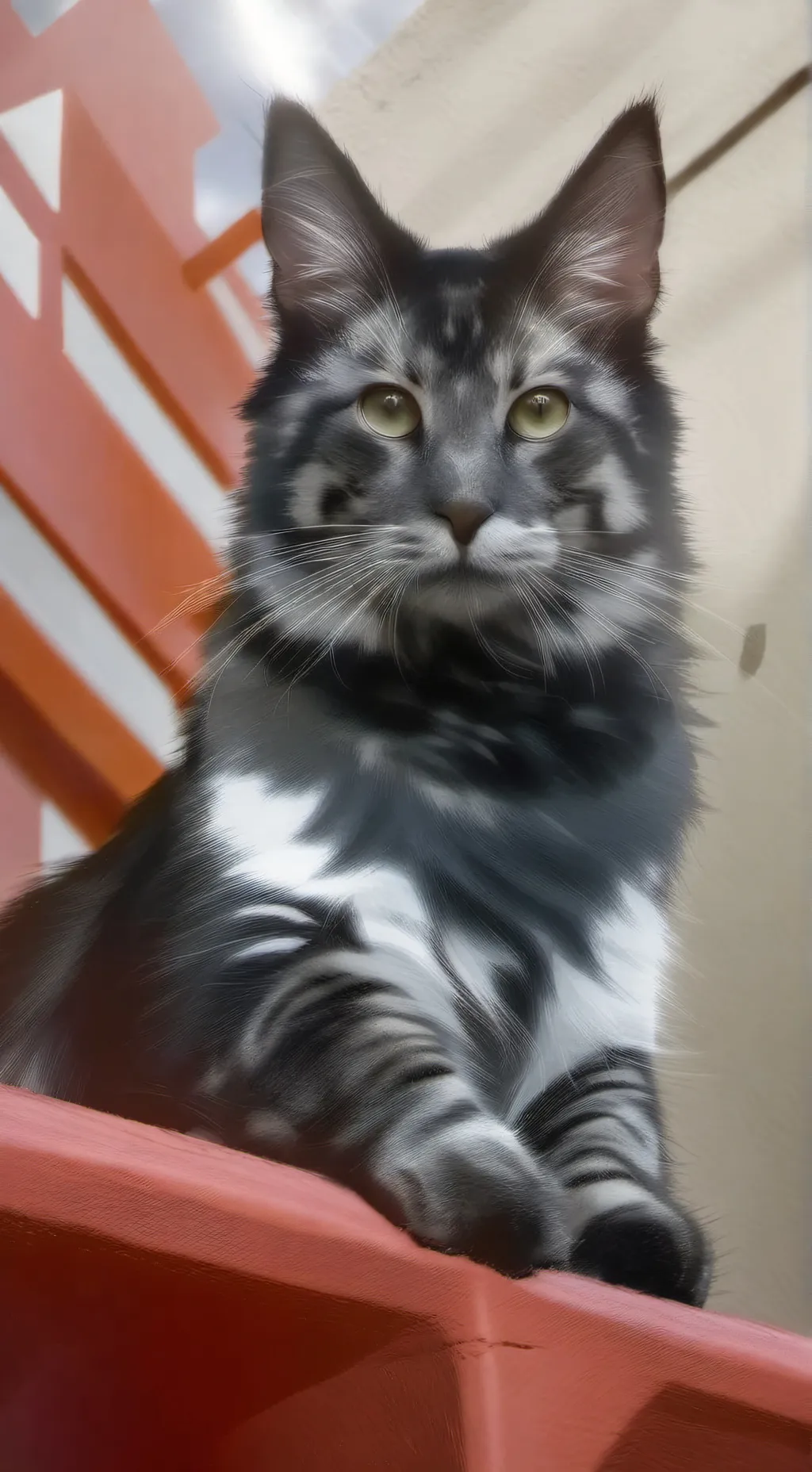 ai character: gato background