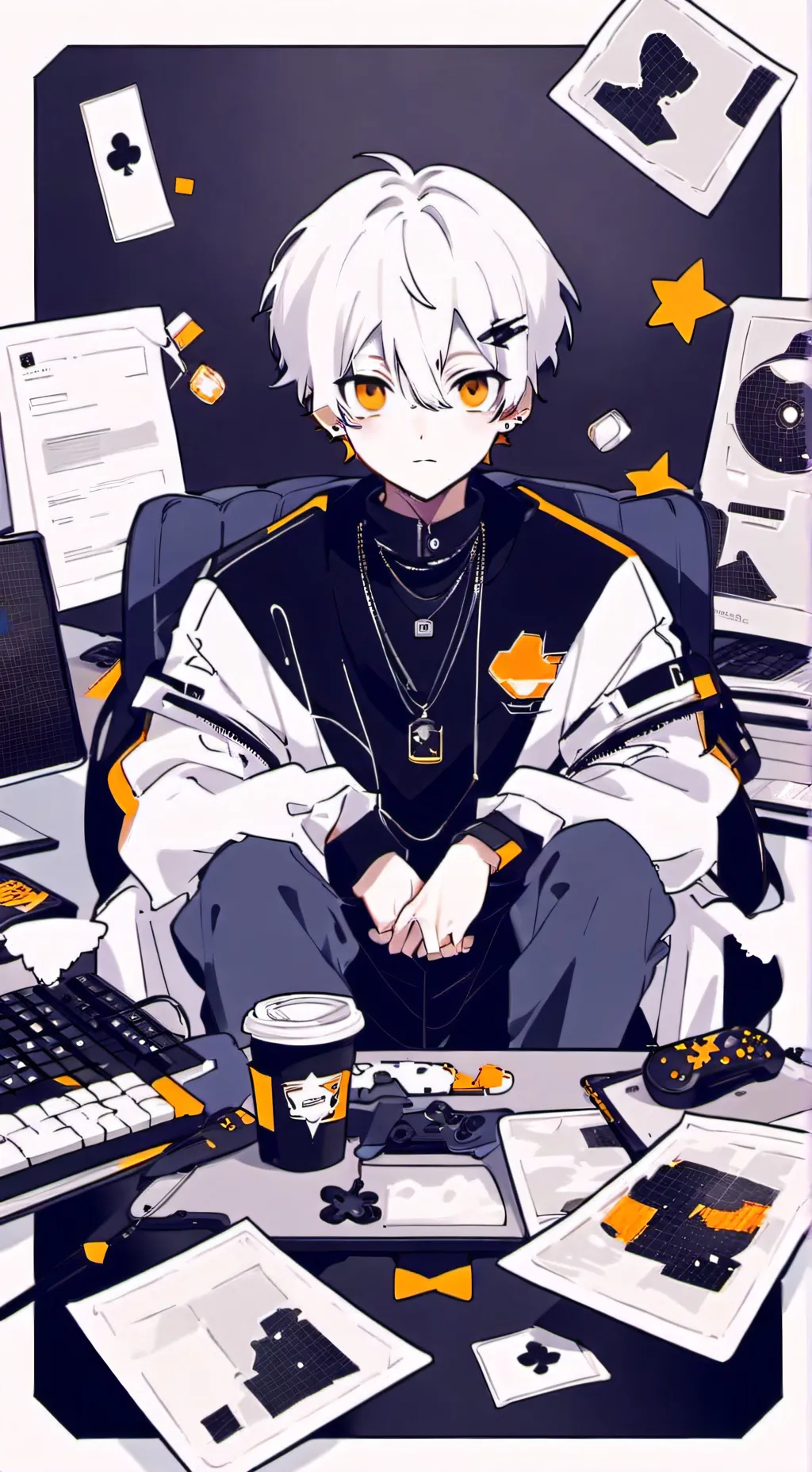 ai character: Liam D. Via background