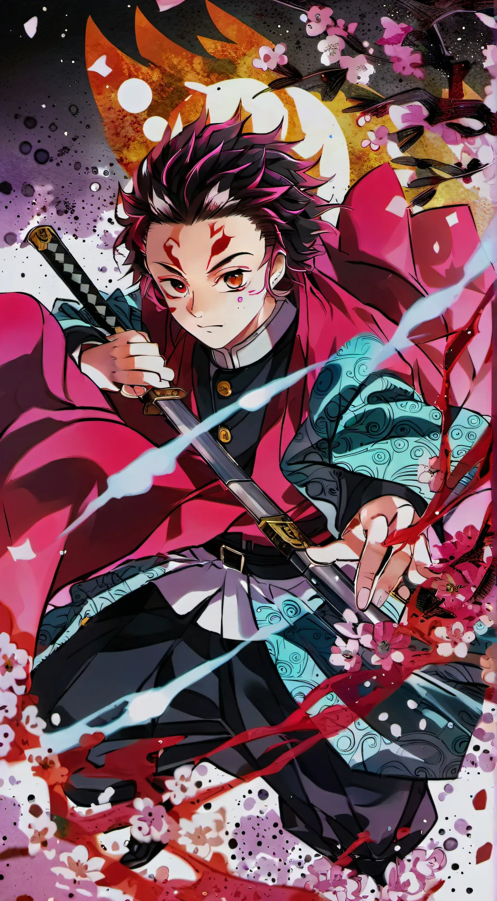 ai character: HASHIRA SPARRING background
