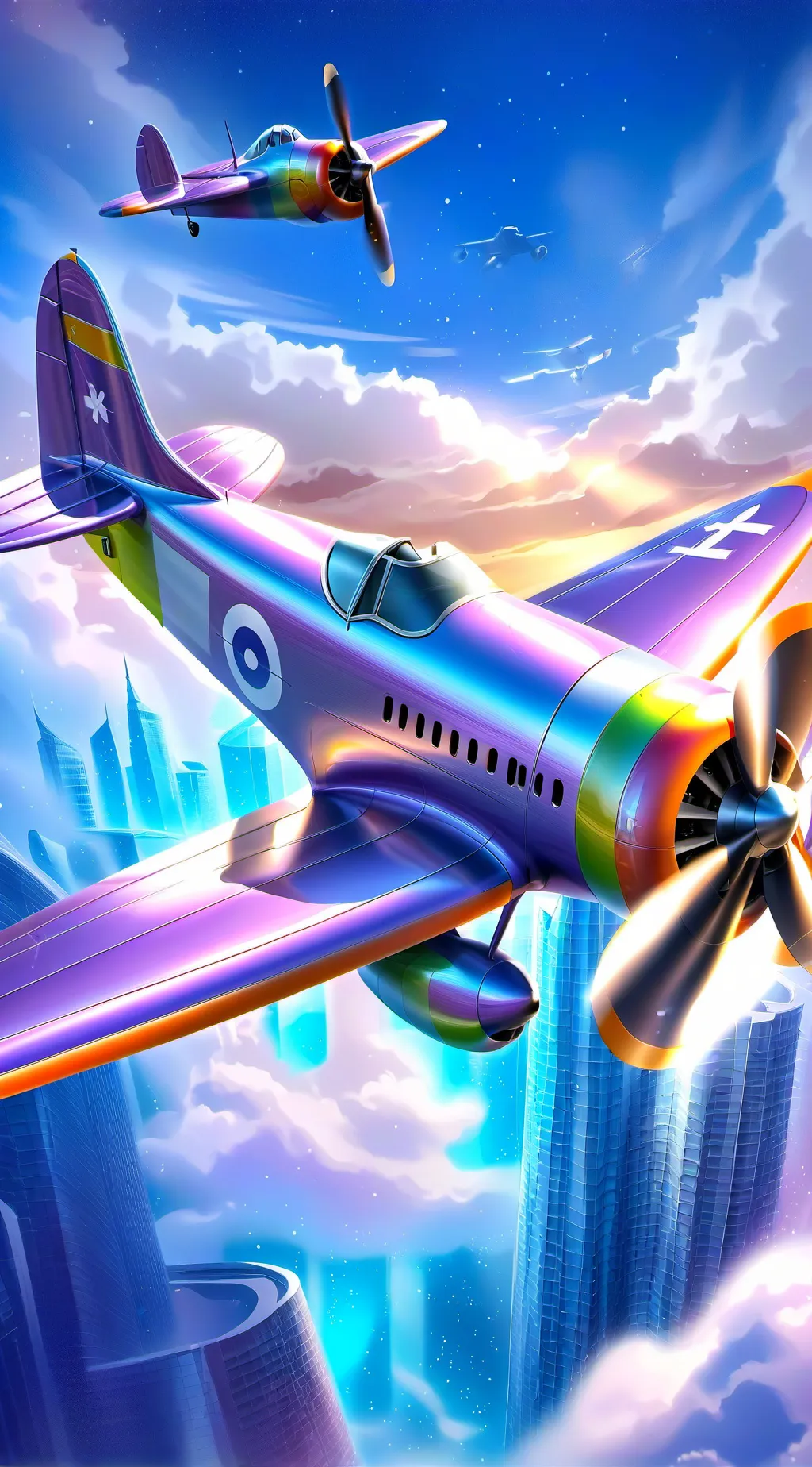 ai character: Aero background