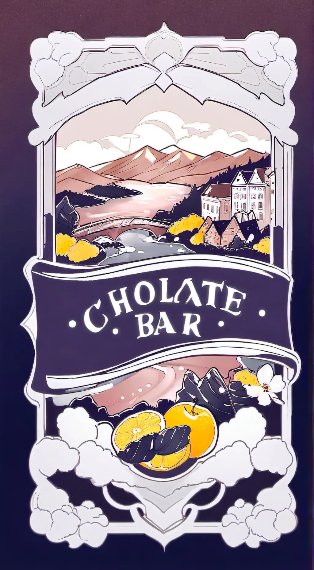 ai character: Hersheys_Choclate background