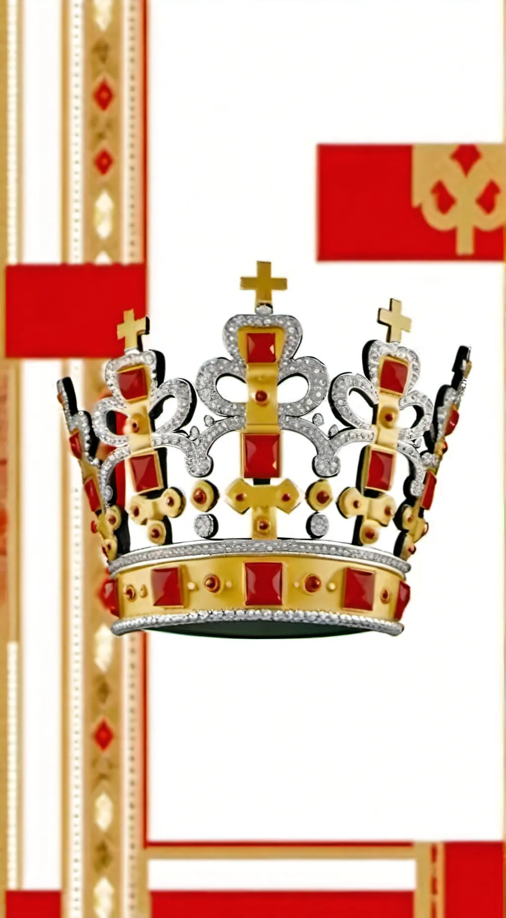 ai character: King and queen  background