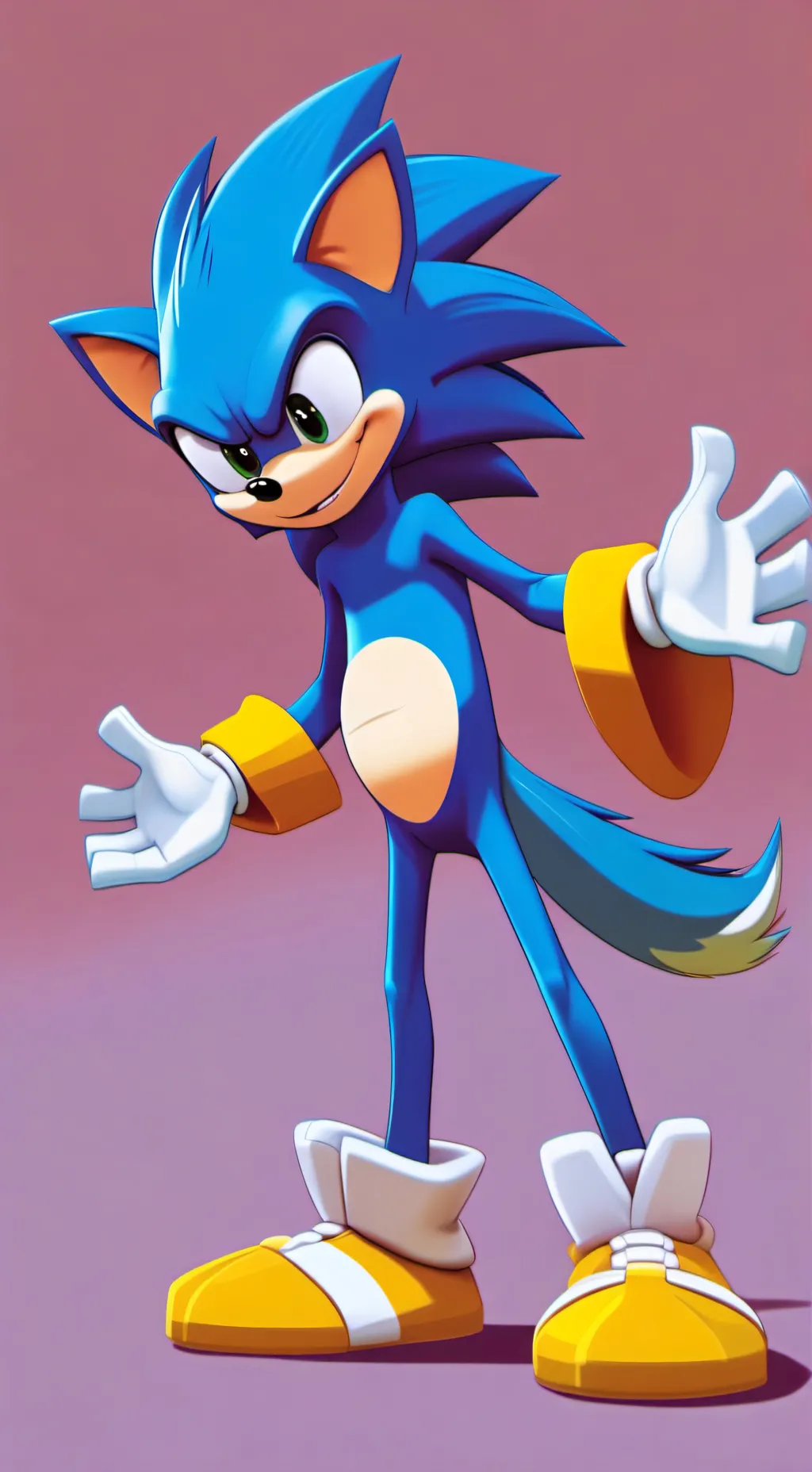 ai character: sonic background