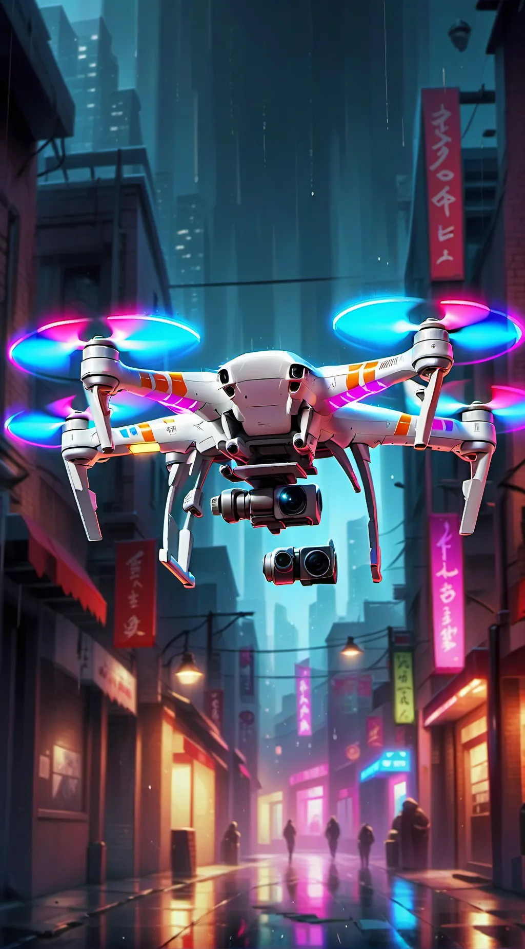 ai character: Murder drones background