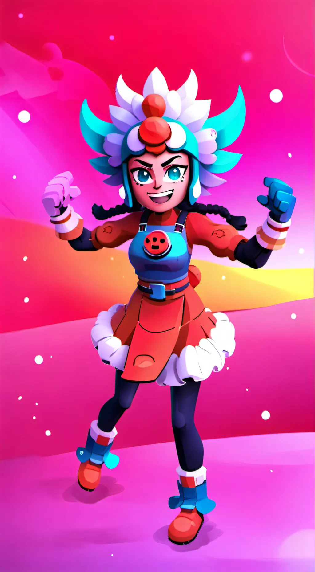 ai character: EL PRIMO AND BIBI  background