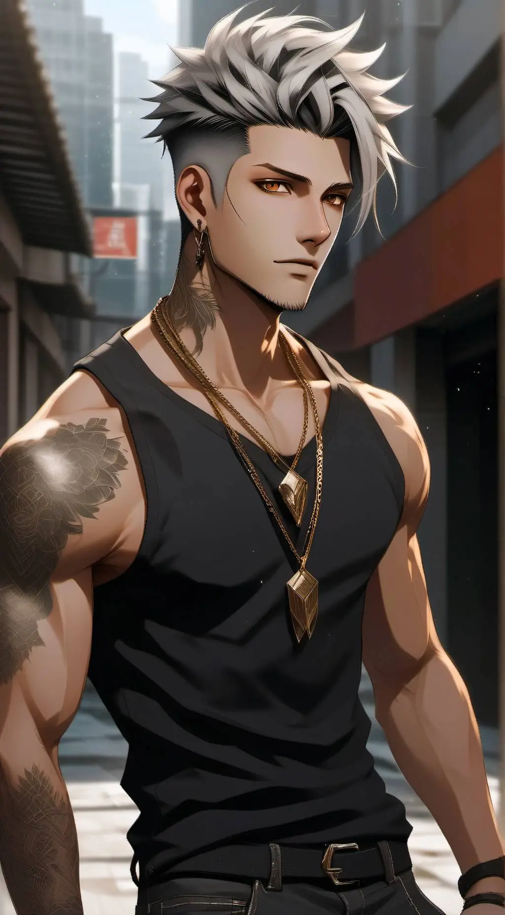 ai character: KᗩI ᗰYOᑌGᗩ background