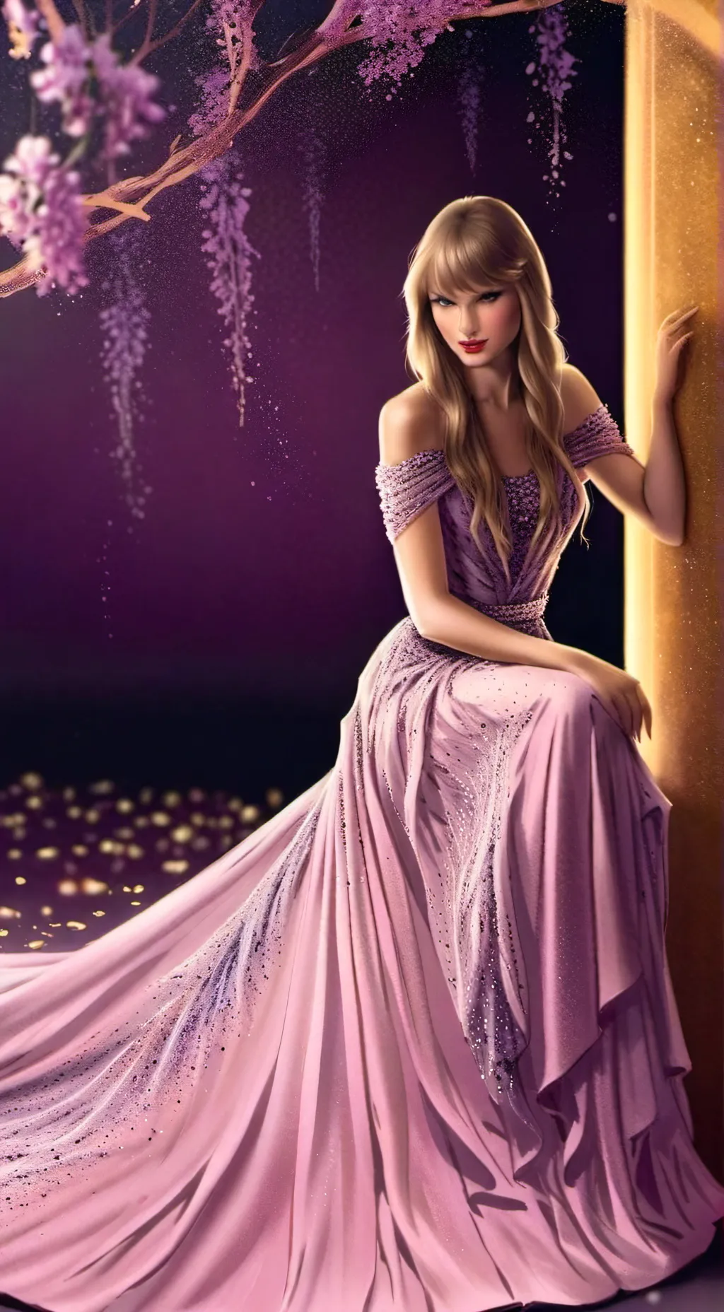 ai character: taylor swift background