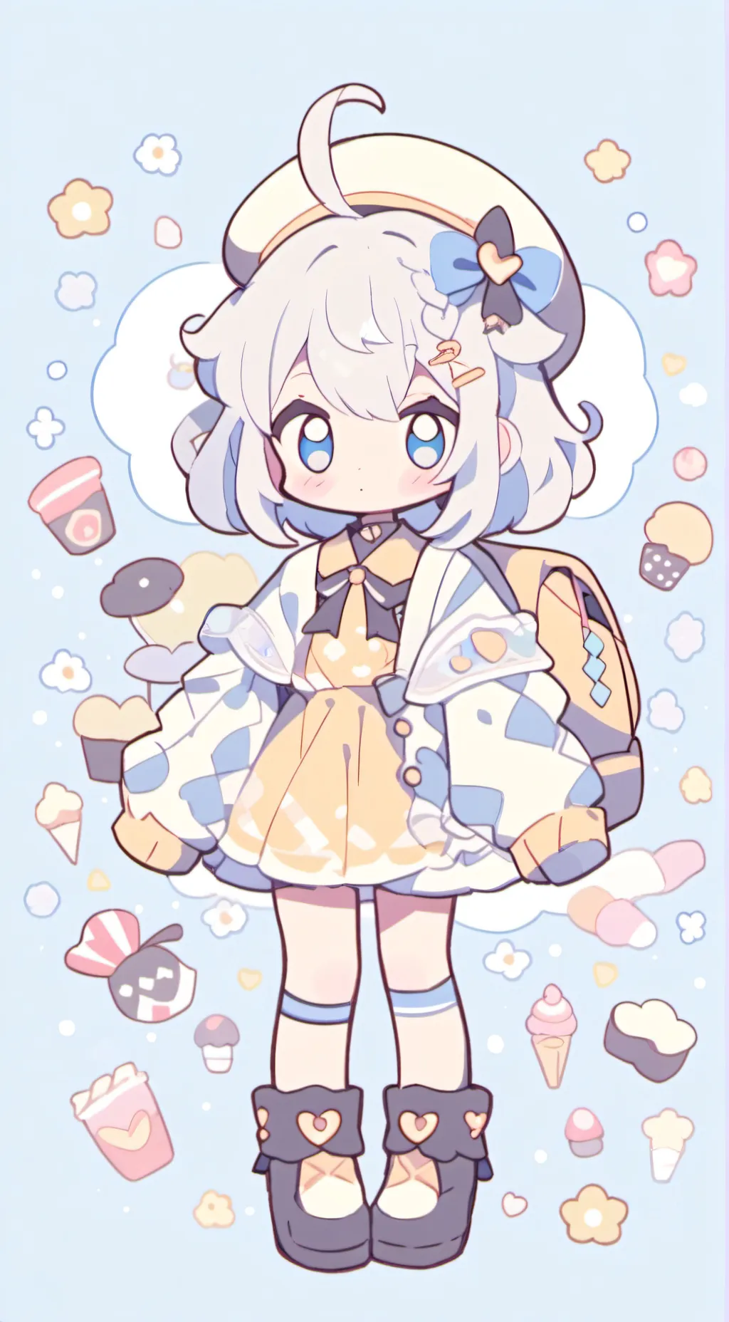 ai character: Your little sister background