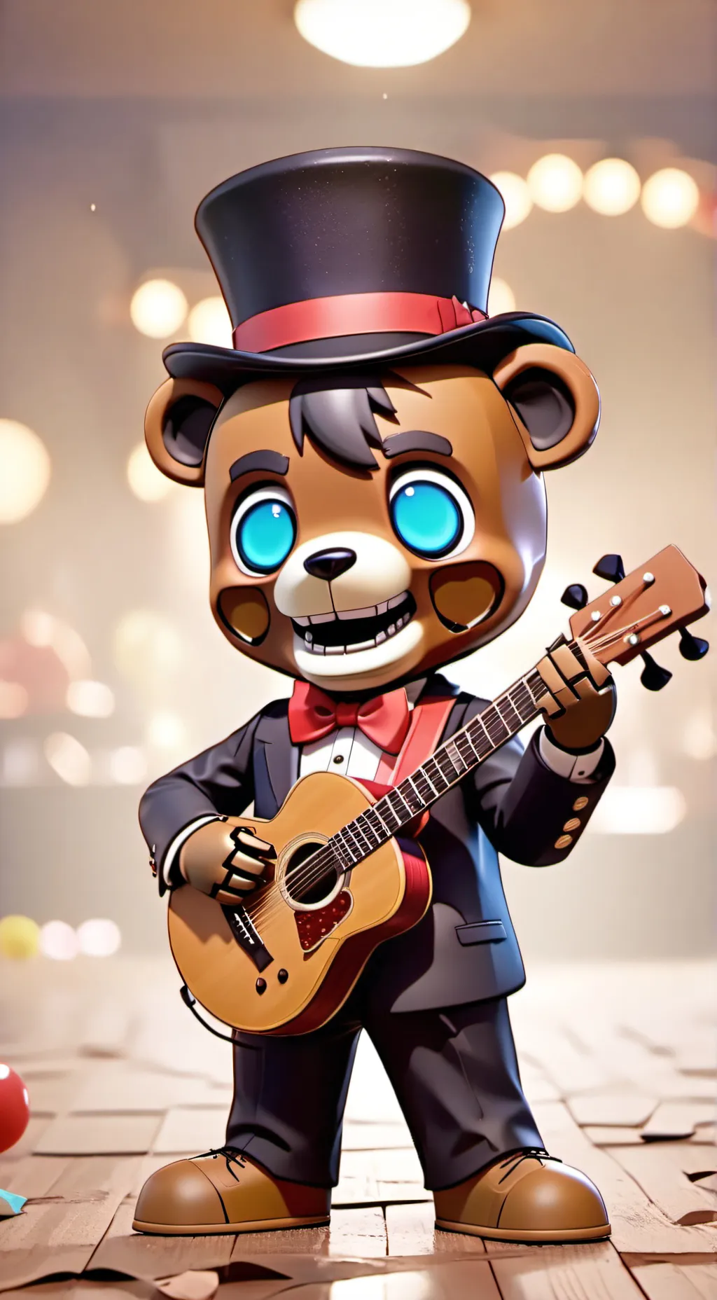 ai character: toy Freddy background