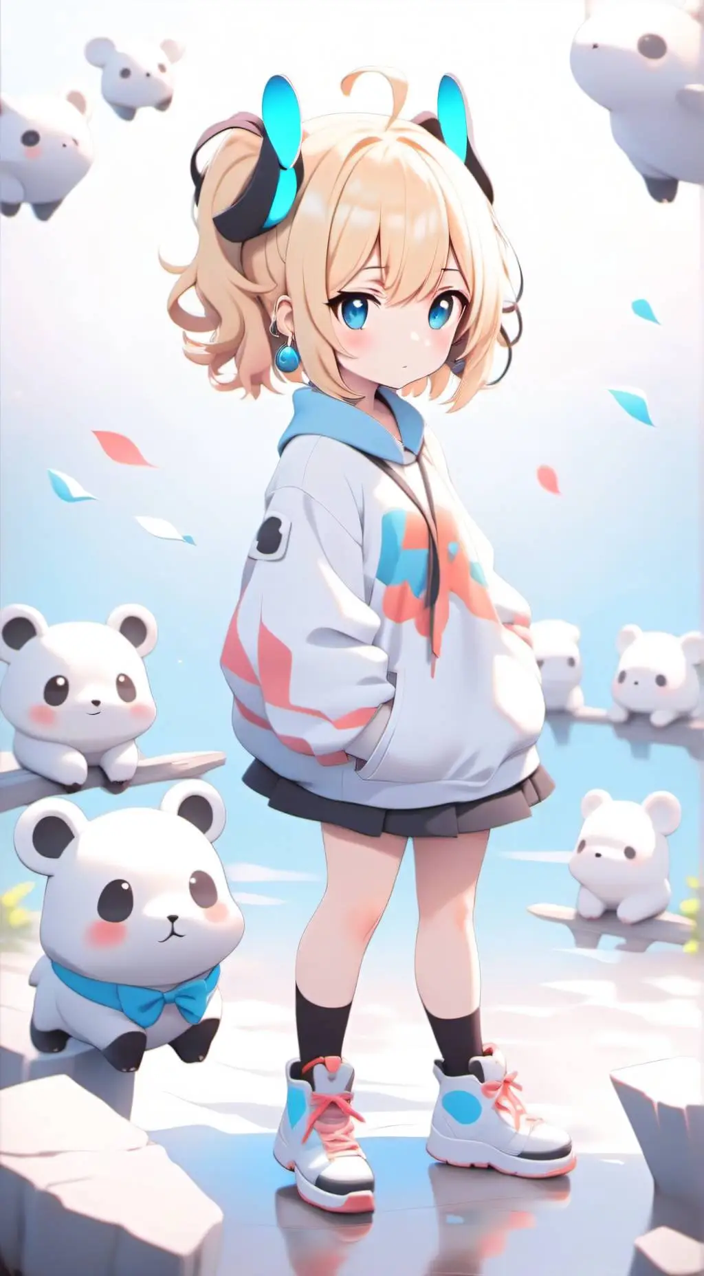 ai character: akita background