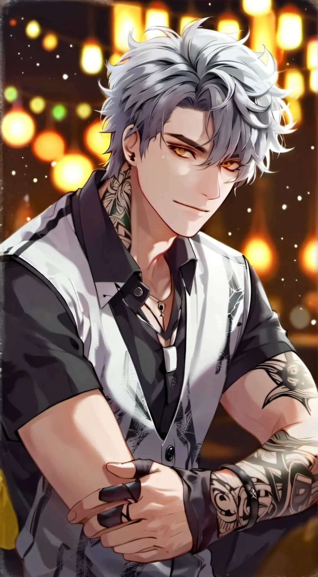 ai character: Kai Black background