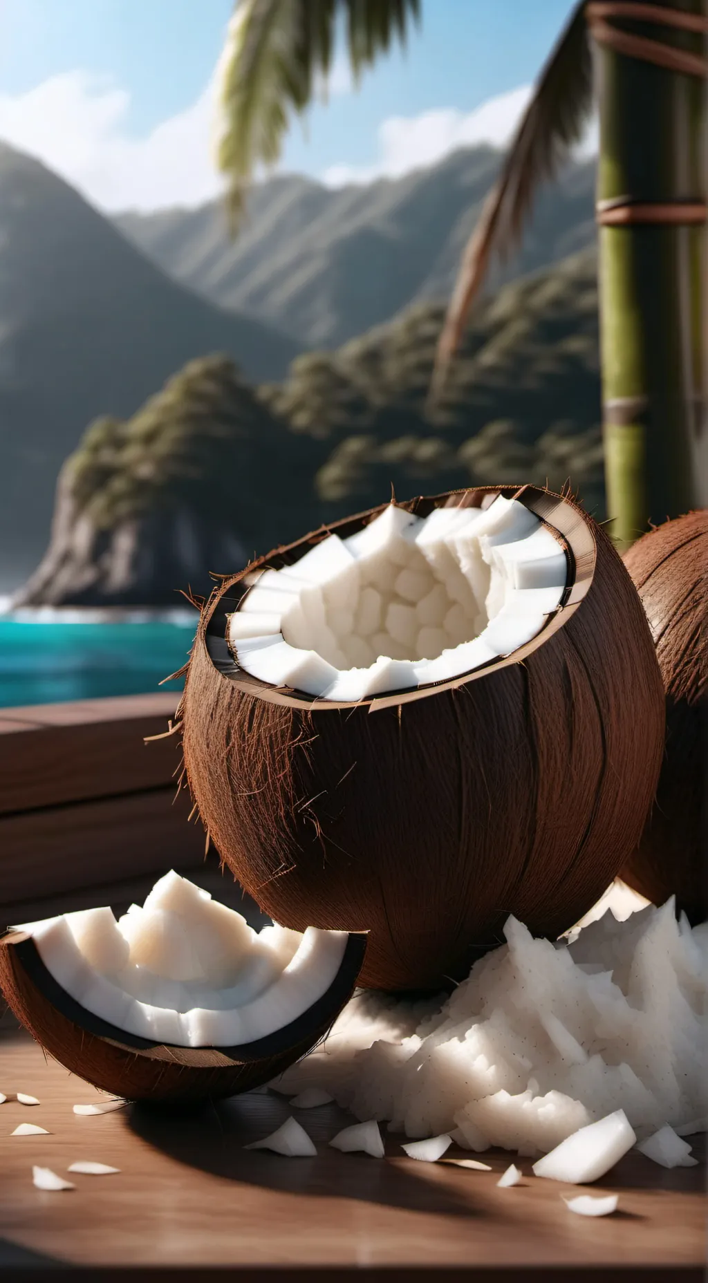 ai character: Coconut Malled  background