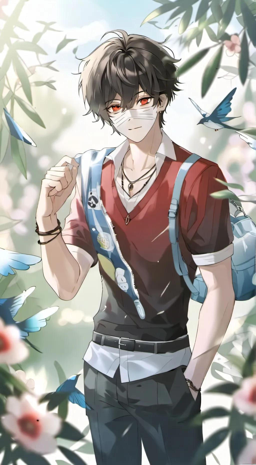 ai character: Steven  background