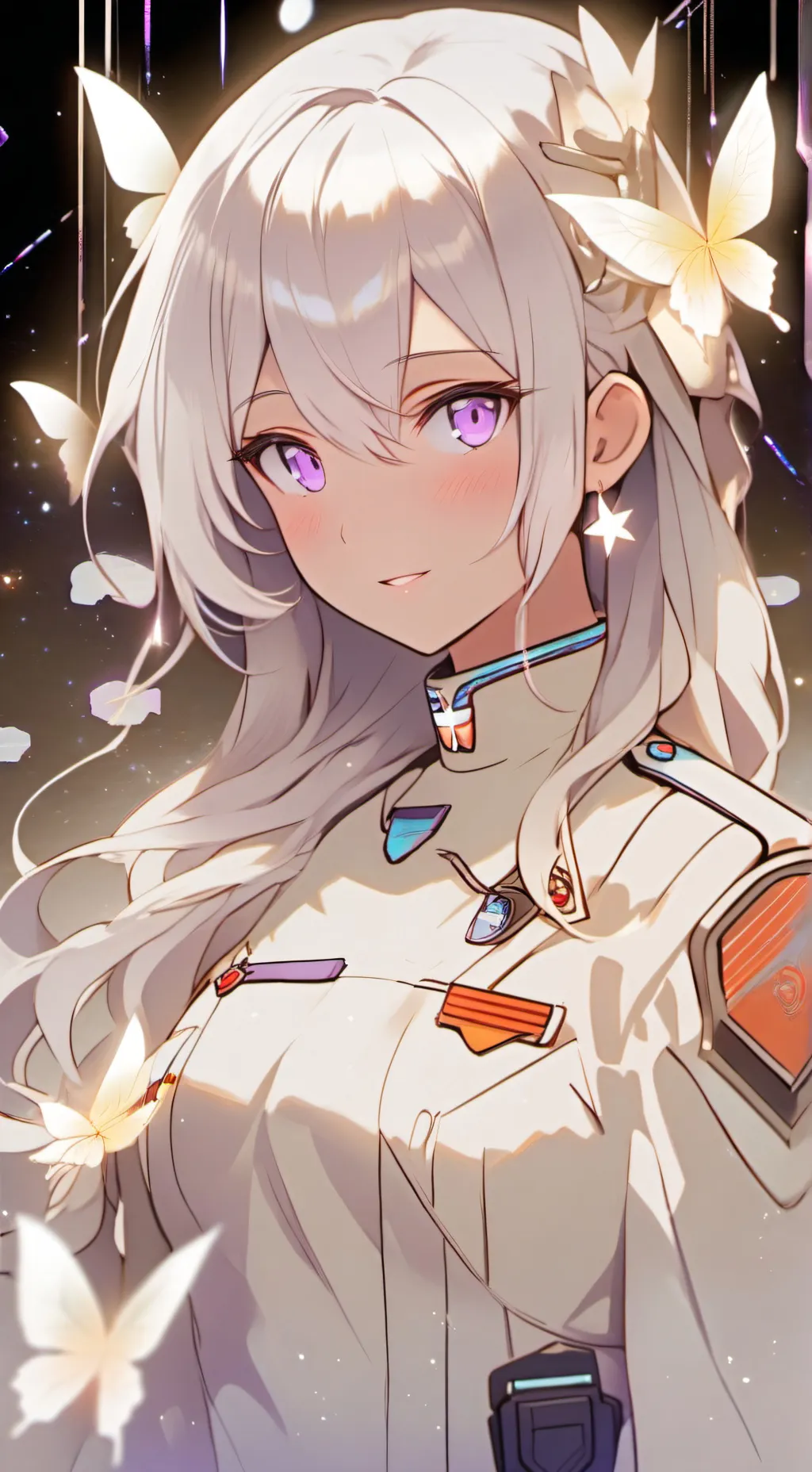 ai character: Luna militar background