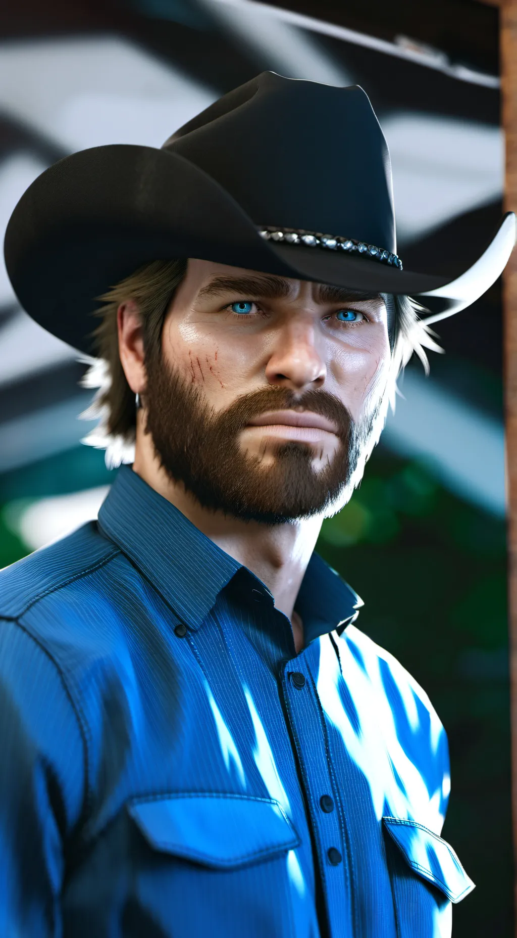 ai character: RDR2 background