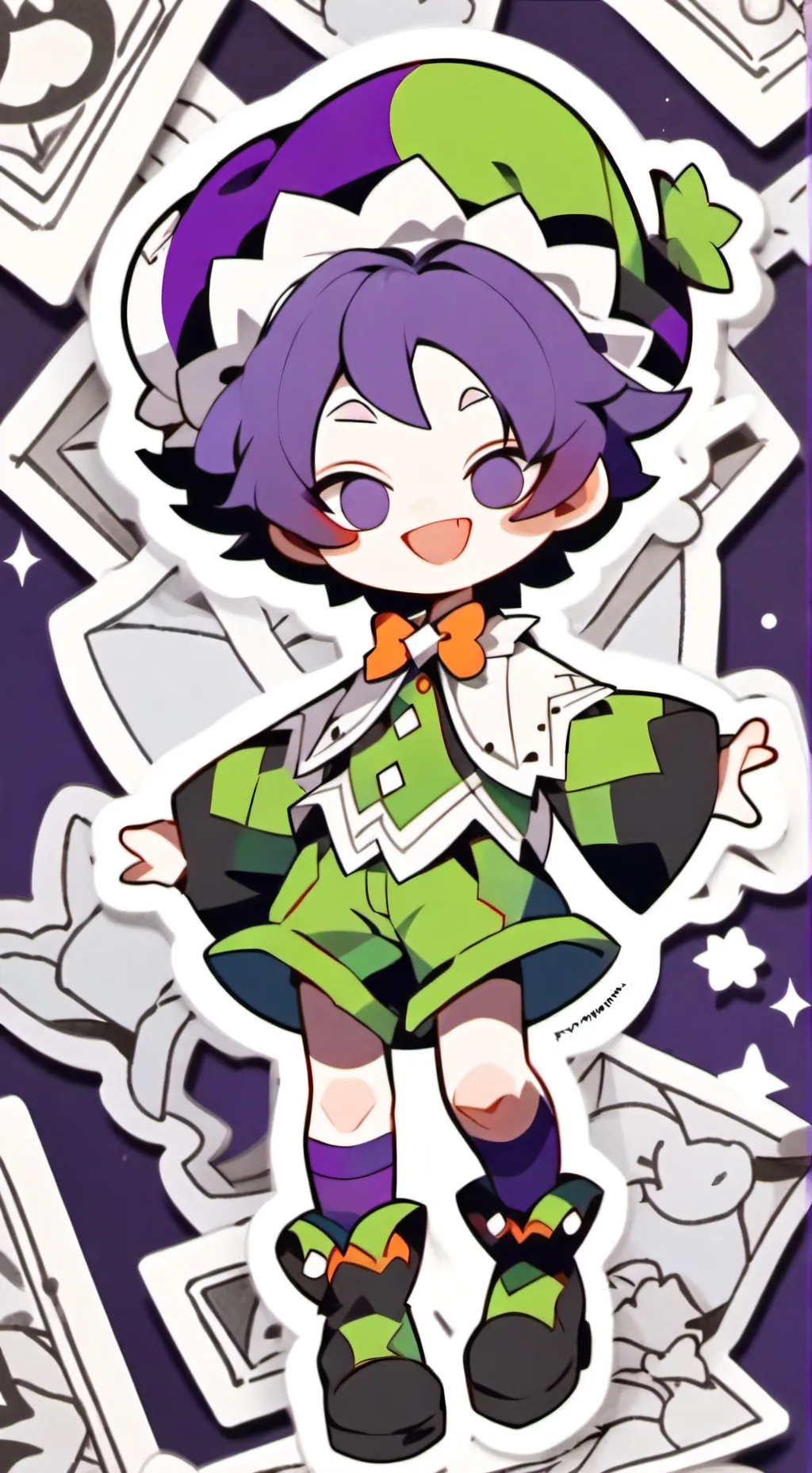 ai character: Bg x st background