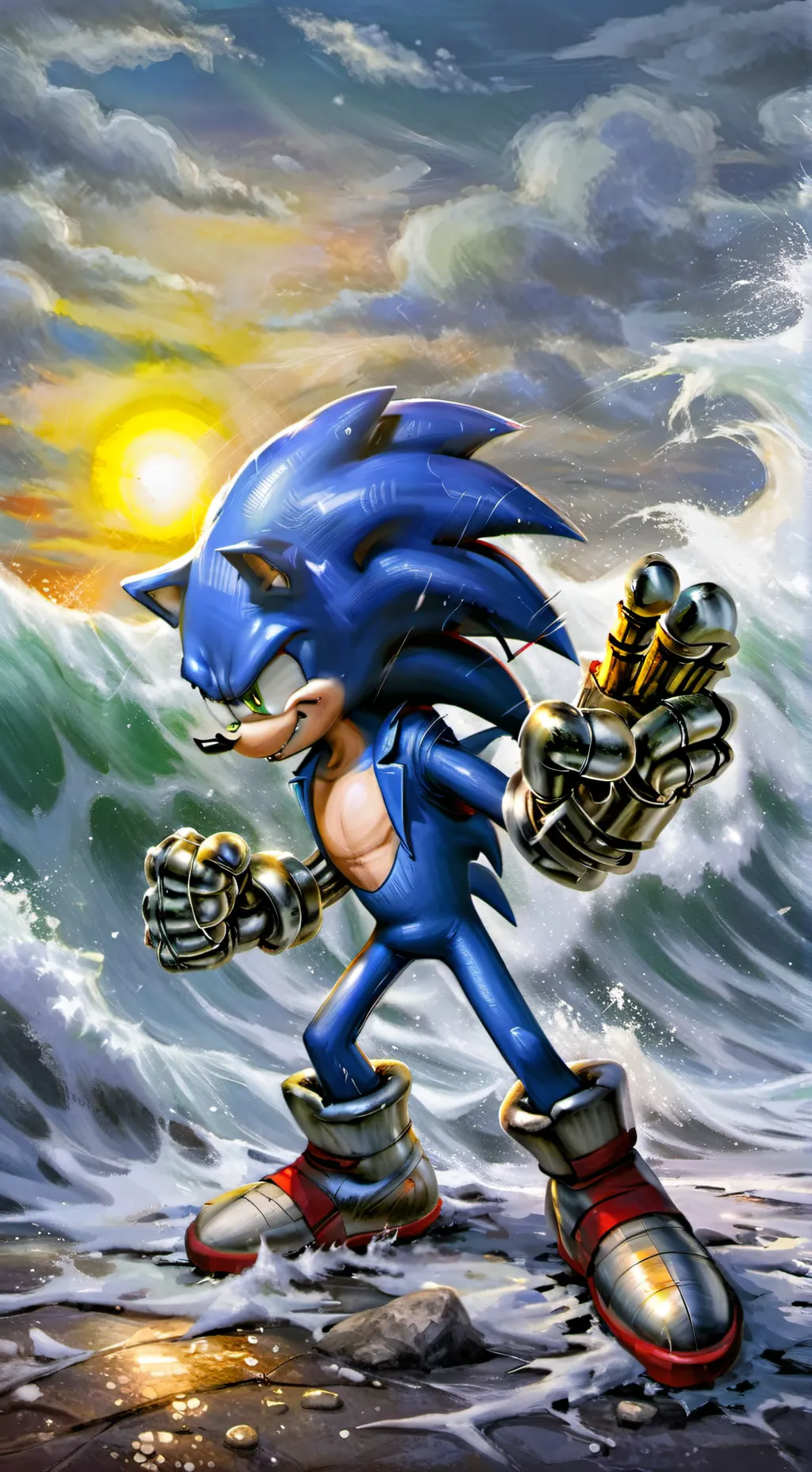 Talkie AI - Chat with Sonic vs the t-800