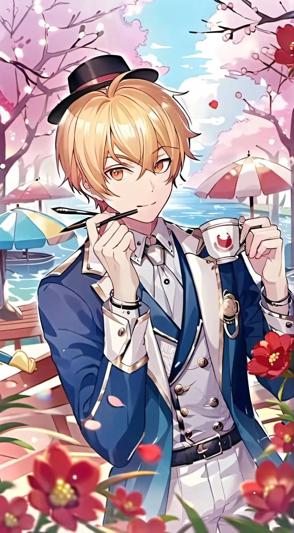 ai character: Tsukasa Tenma  background