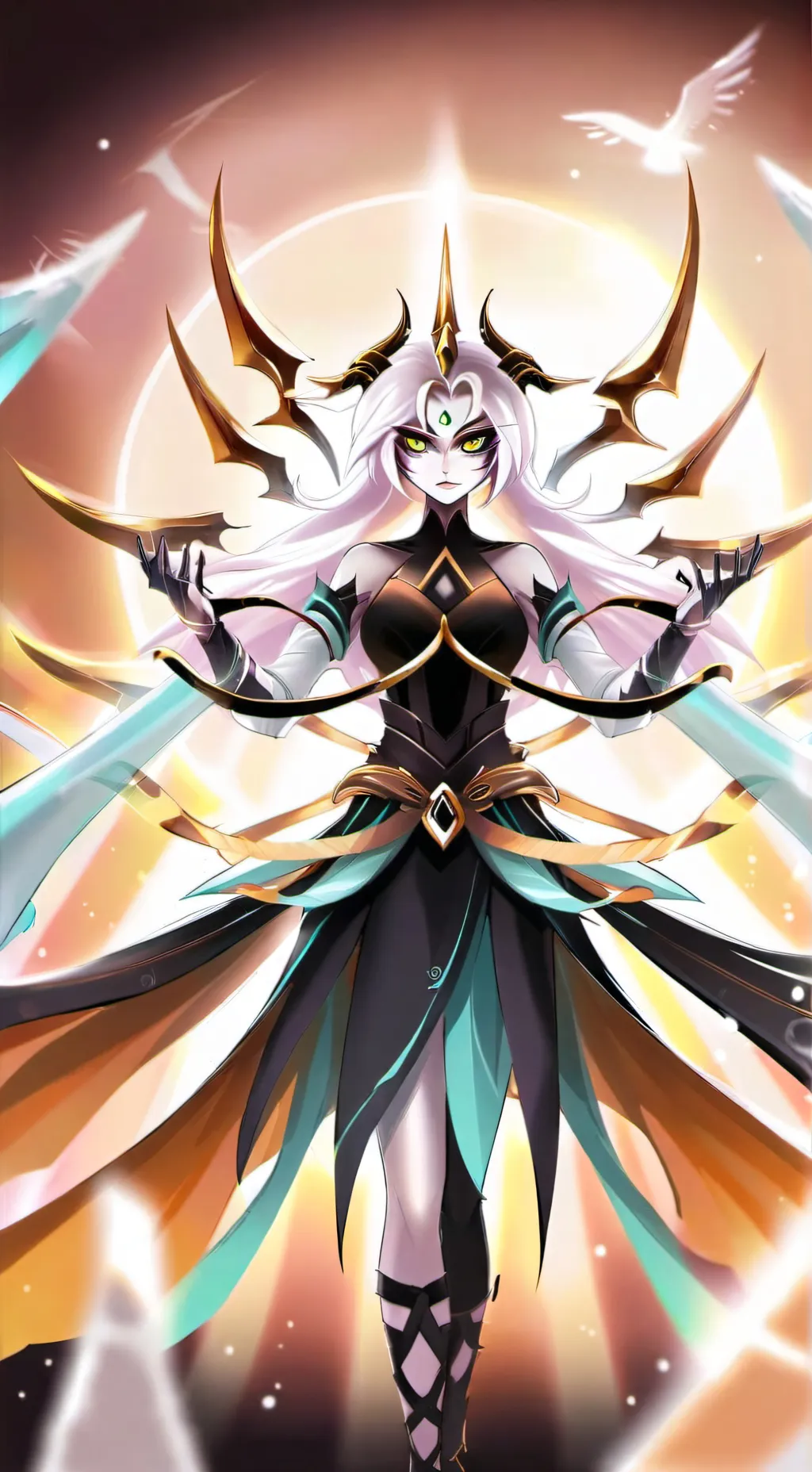 ai character: Luna background
