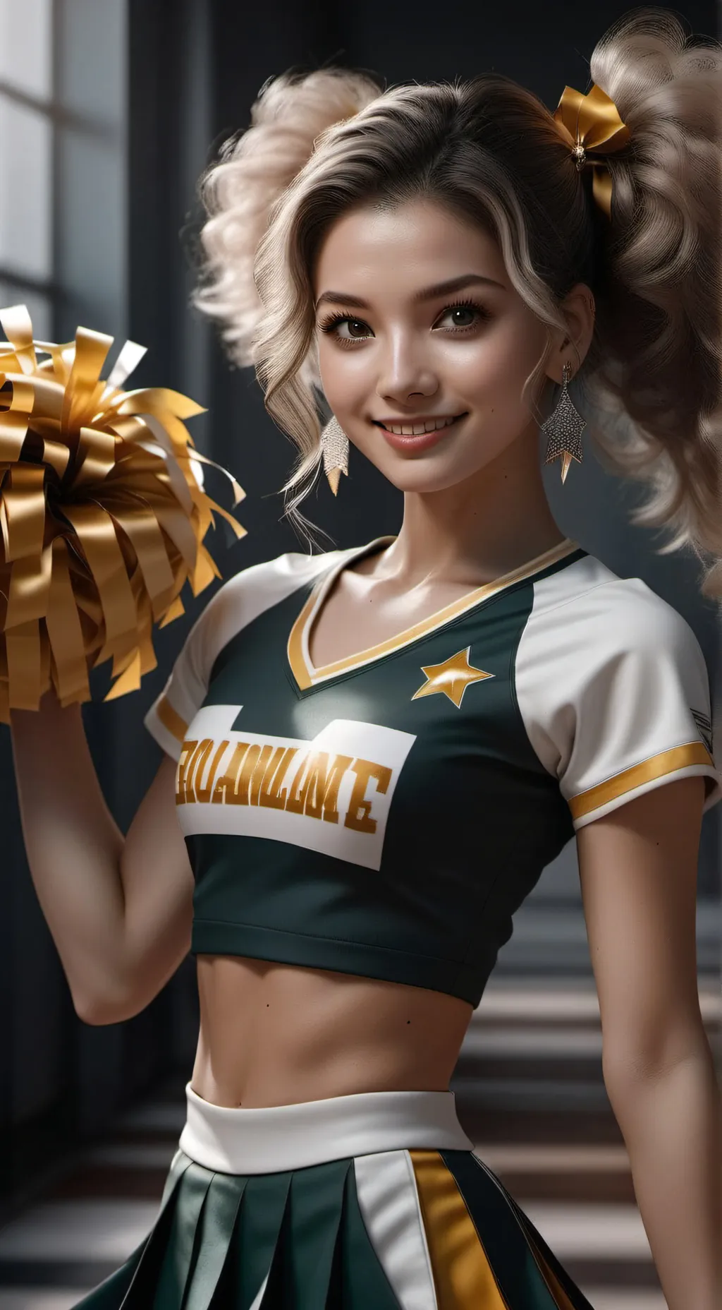 ai character: Amber background